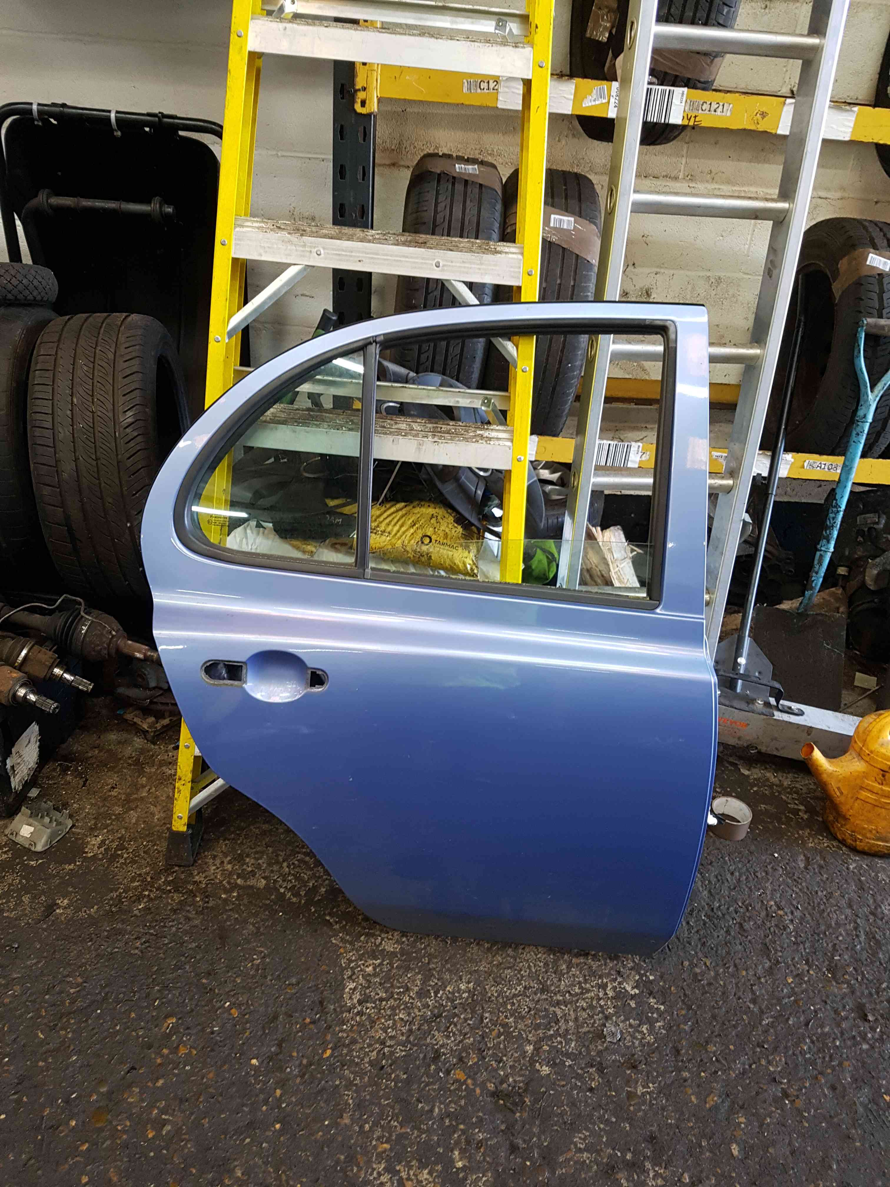Thumb 6 Nissan Micra K12 2002-2010 Drivers OSR Rear Blue Door T12