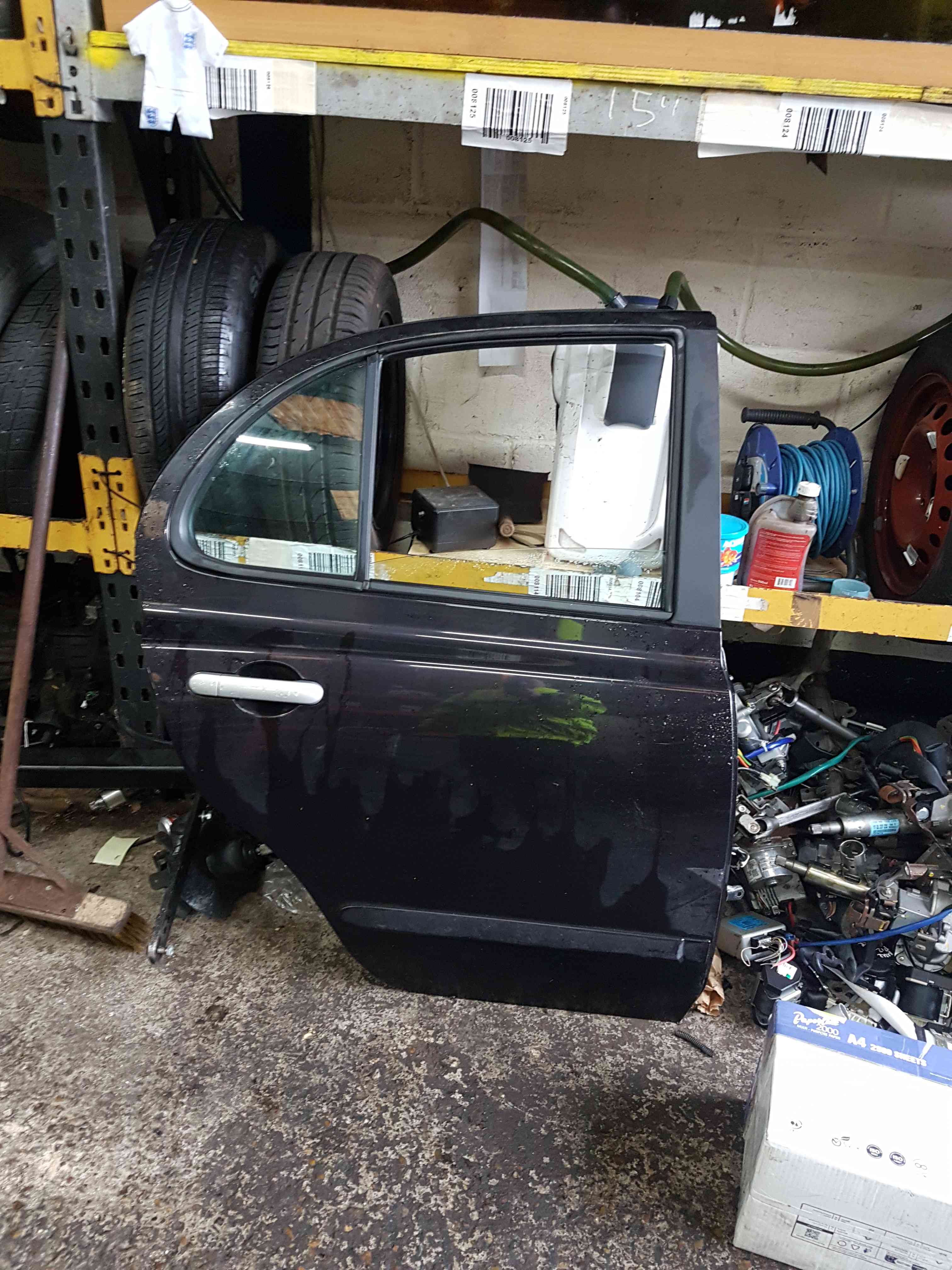 Thumb 2 Nissan Micra K12 2002-2010 Drivers OSR Rear Door Purple GAB 5Dr