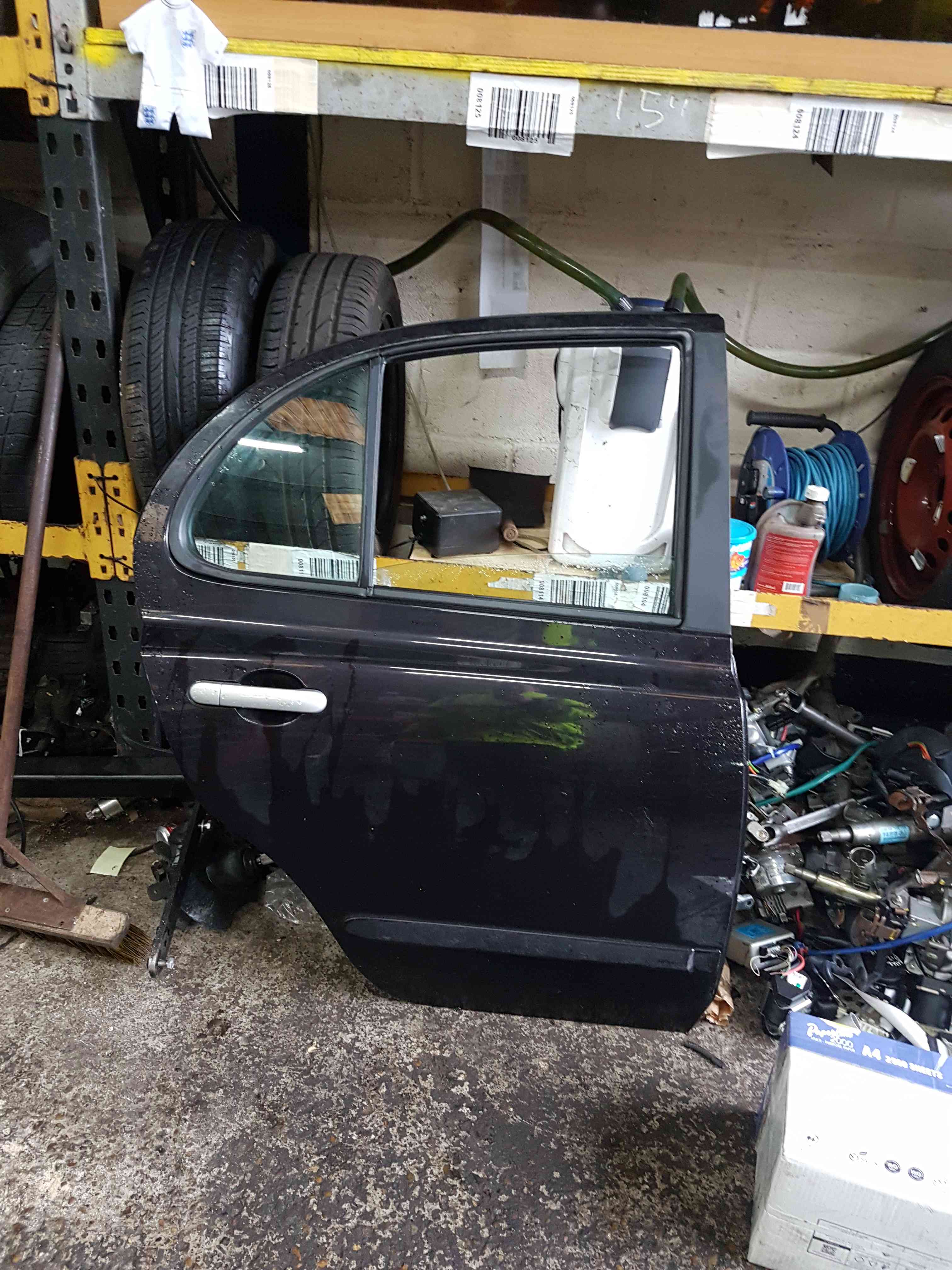 Thumb 3 Nissan Micra K12 2002-2010 Drivers OSR Rear Door Purple GAB 5Dr