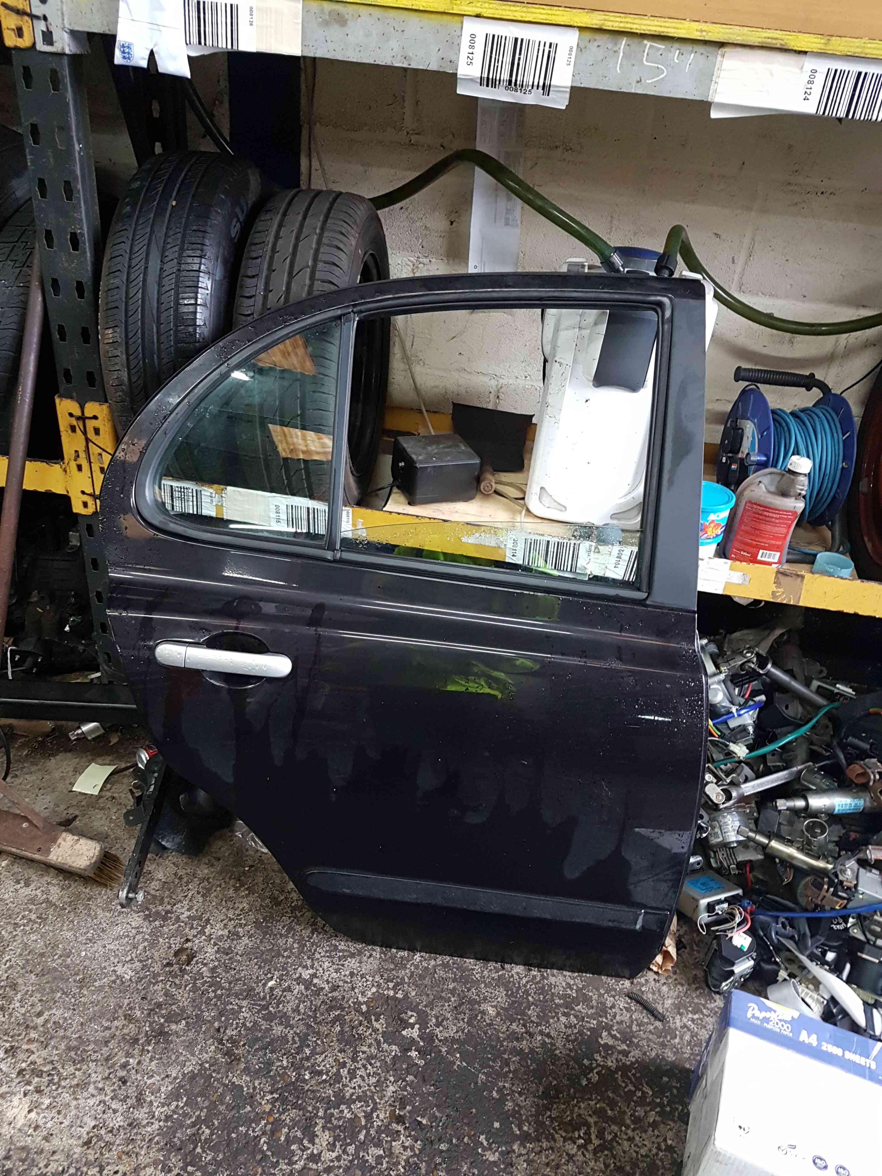 Thumb 5 Nissan Micra K12 2002-2010 Drivers OSR Rear Door Purple GAB 5Dr