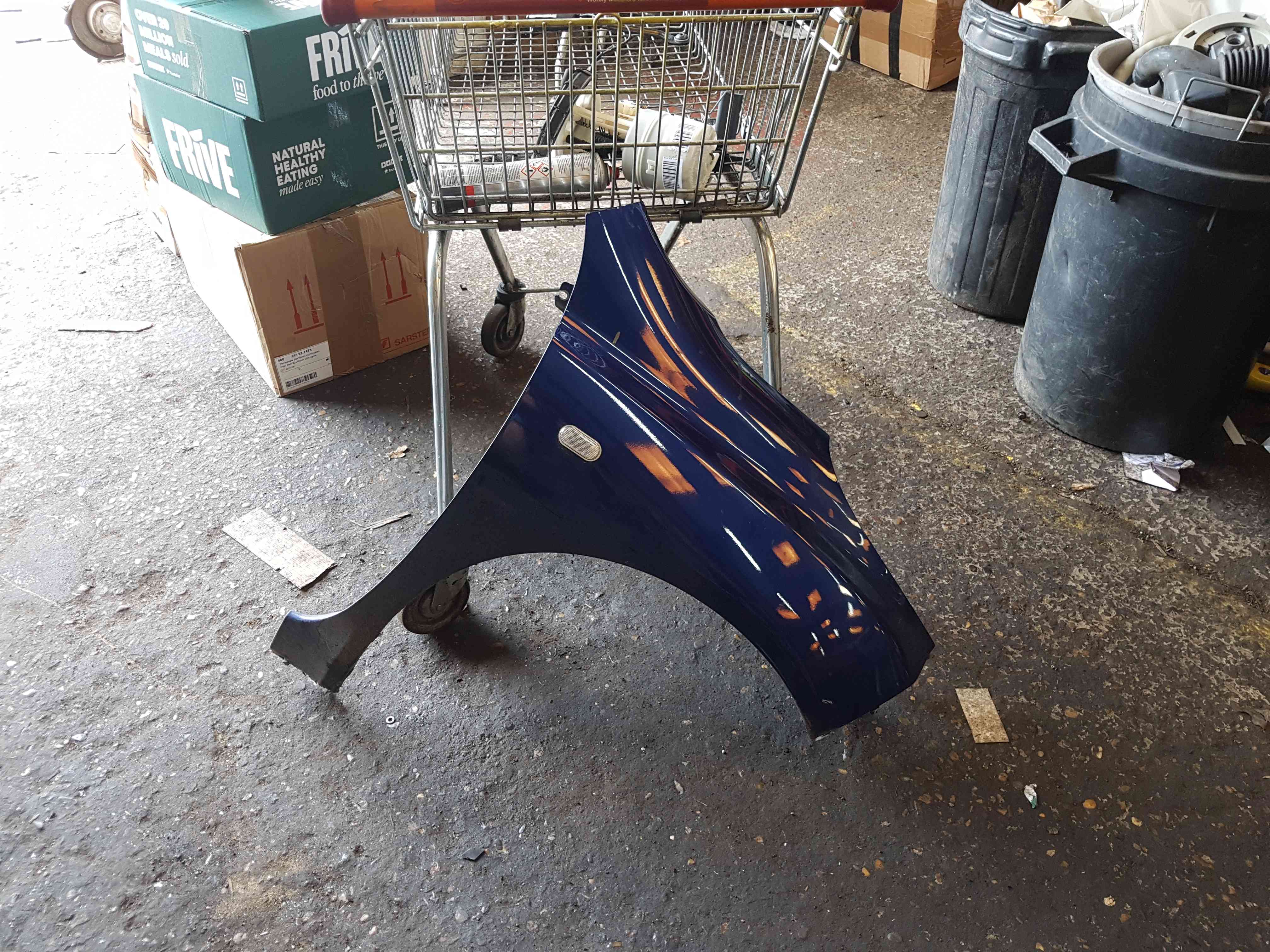 Thumb 2 Nissan Micra K12 2002-2010 Drivers Os Wing BW6 Blue