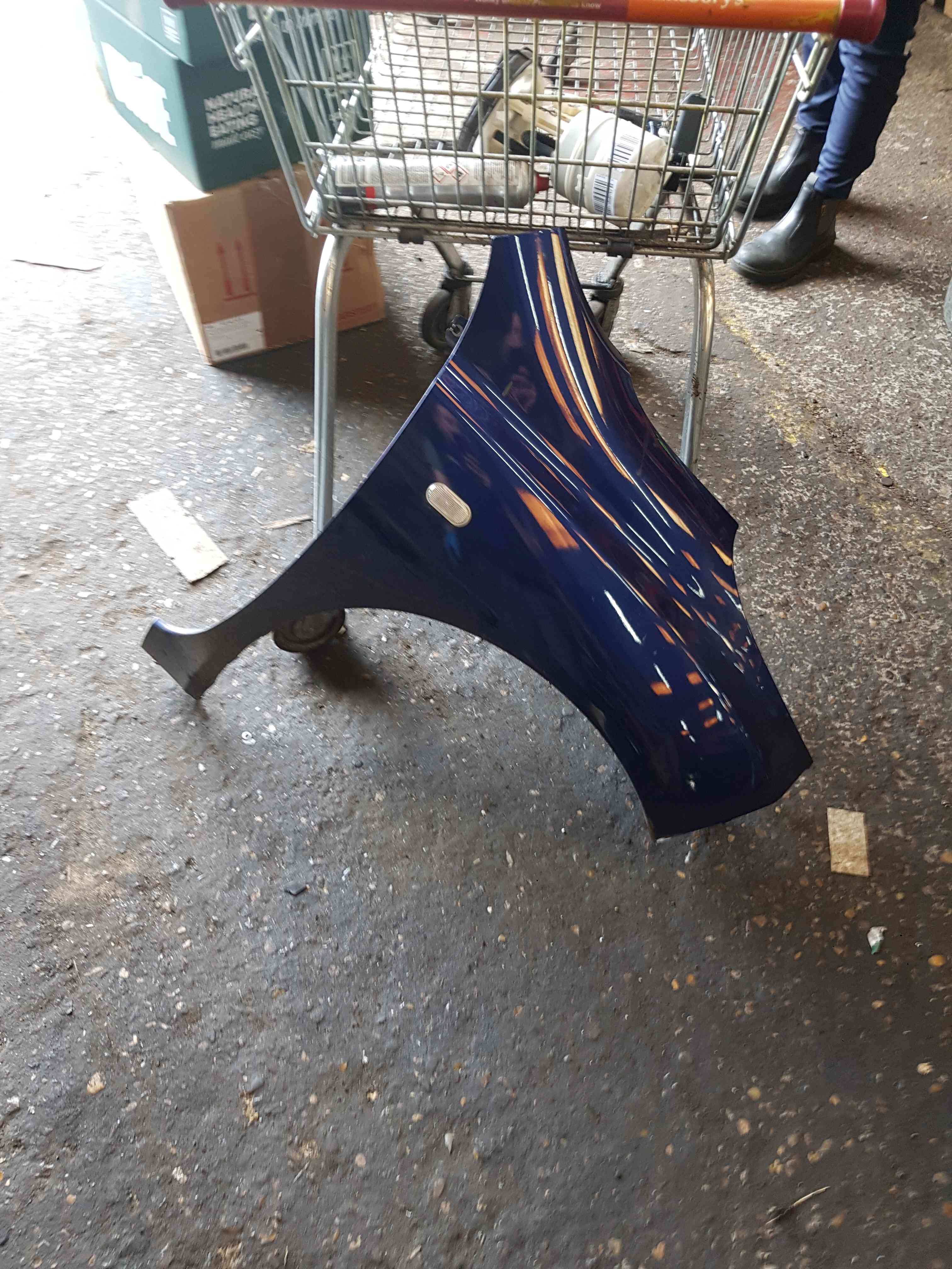 Thumb 4 Nissan Micra K12 2002-2010 Drivers Os Wing BW6 Blue