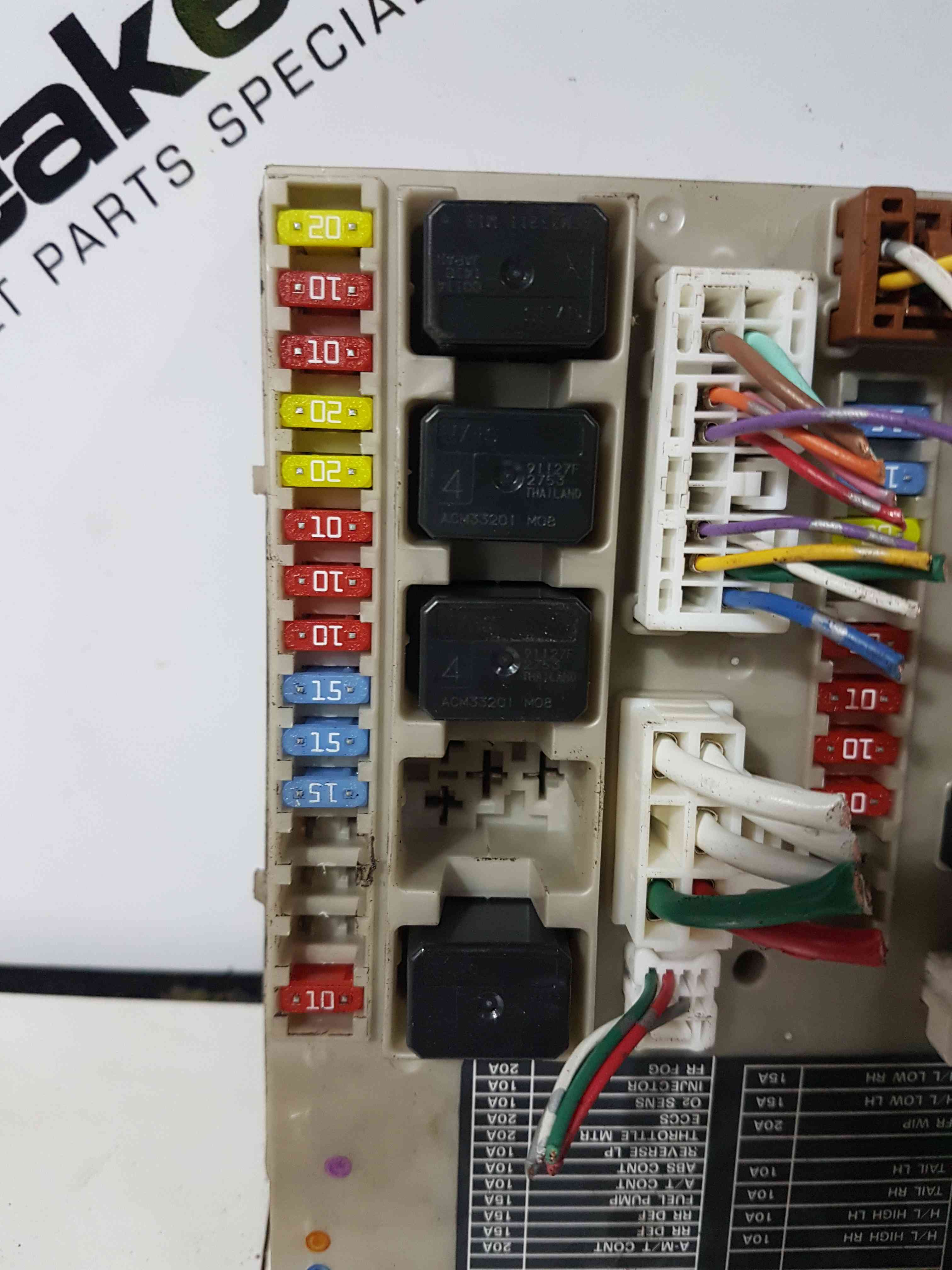 Thumb 2 Nissan Micra K12 2002-2010 Engine BAY Upc Unit Fuse BOX 284B7ax61a
