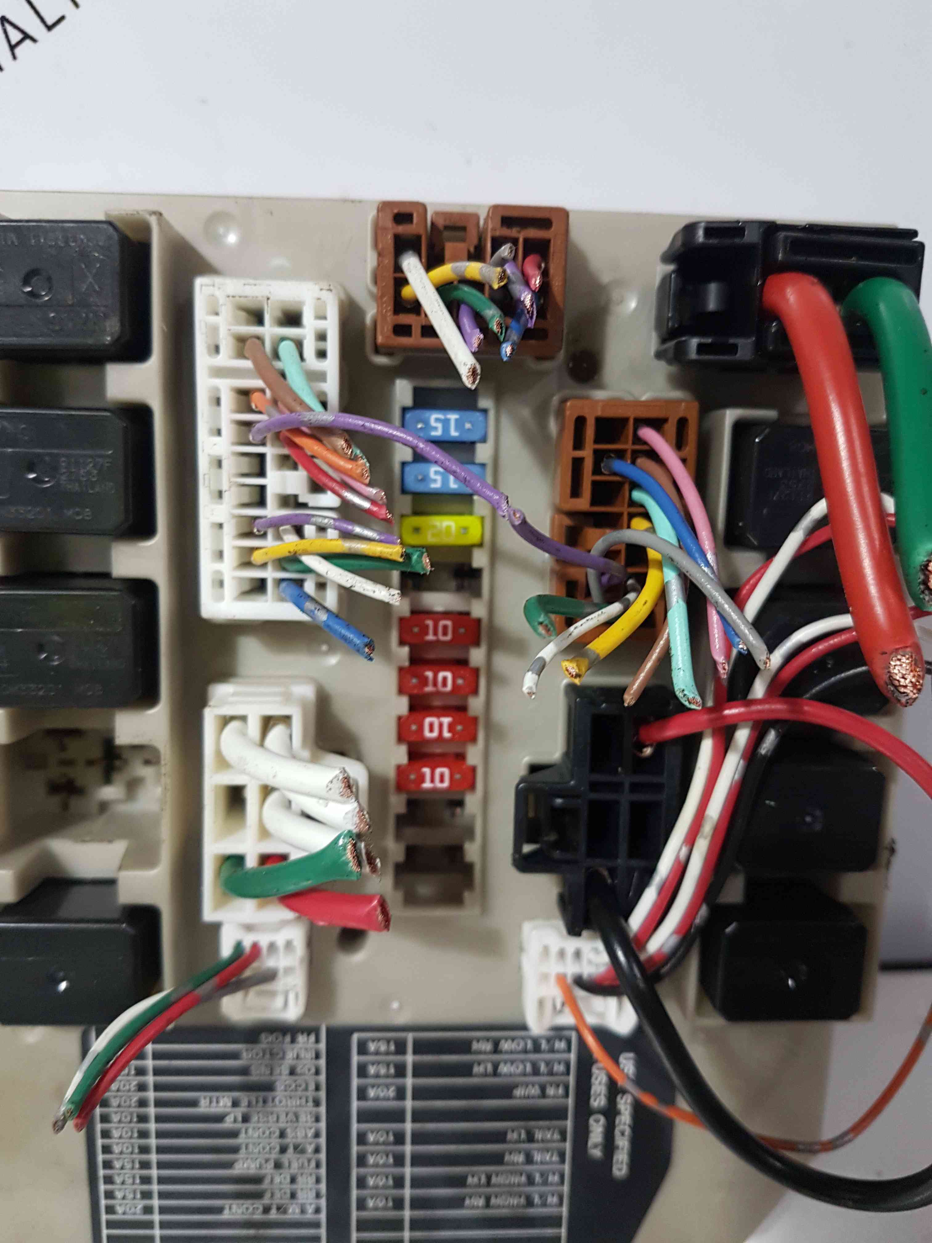 Thumb 3 Nissan Micra K12 2002-2010 Engine BAY Upc Unit Fuse BOX 284B7ax61a