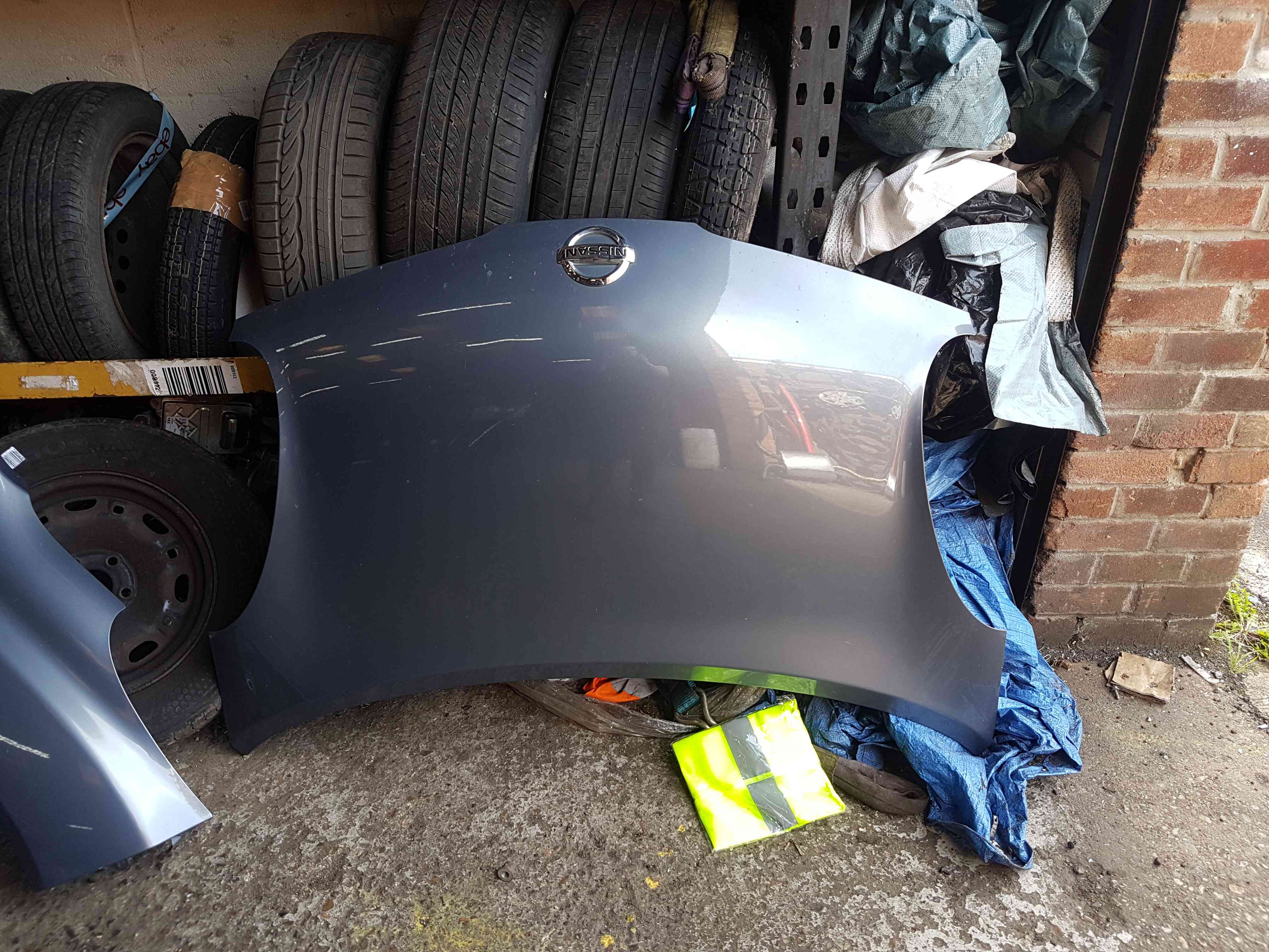 Thumb 3 Nissan Micra K12 2002-2010 Front Bonnet Denim Grey B52