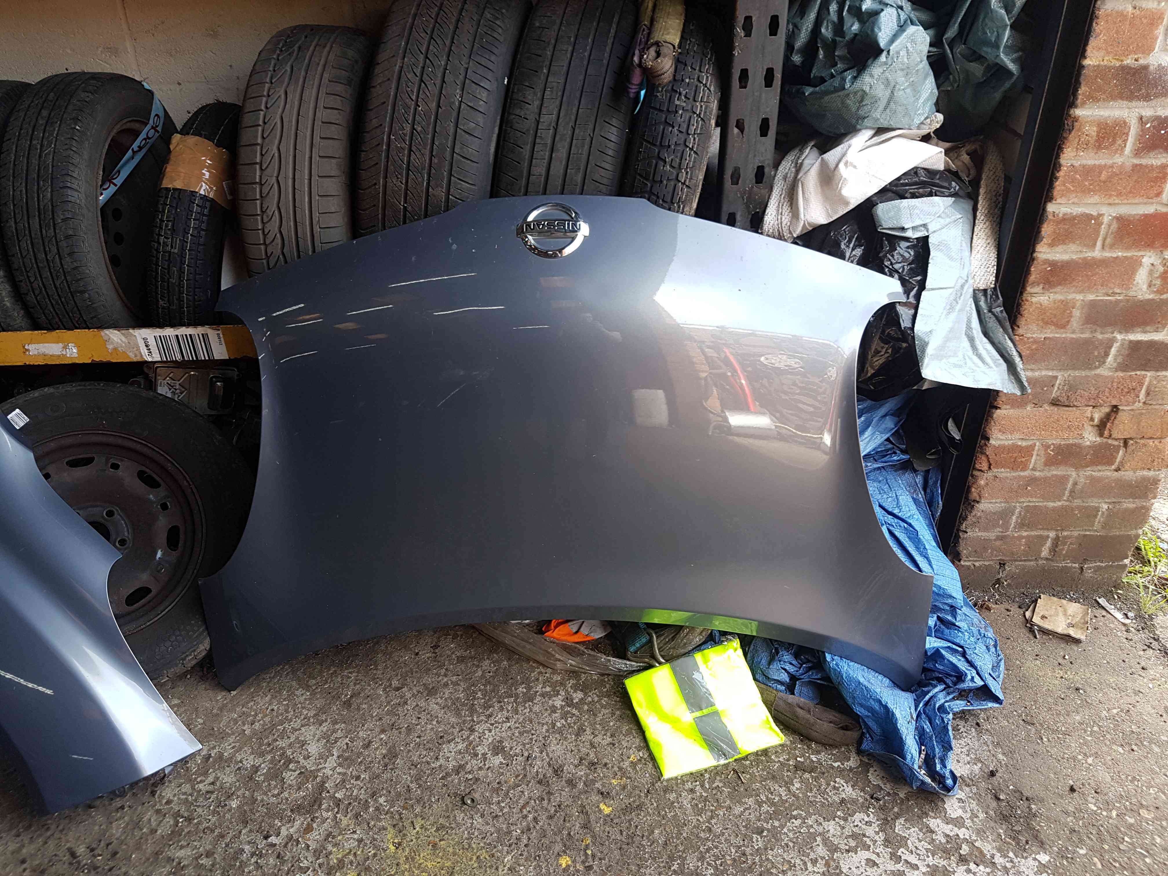 Thumb 4 Nissan Micra K12 2002-2010 Front Bonnet Denim Grey B52