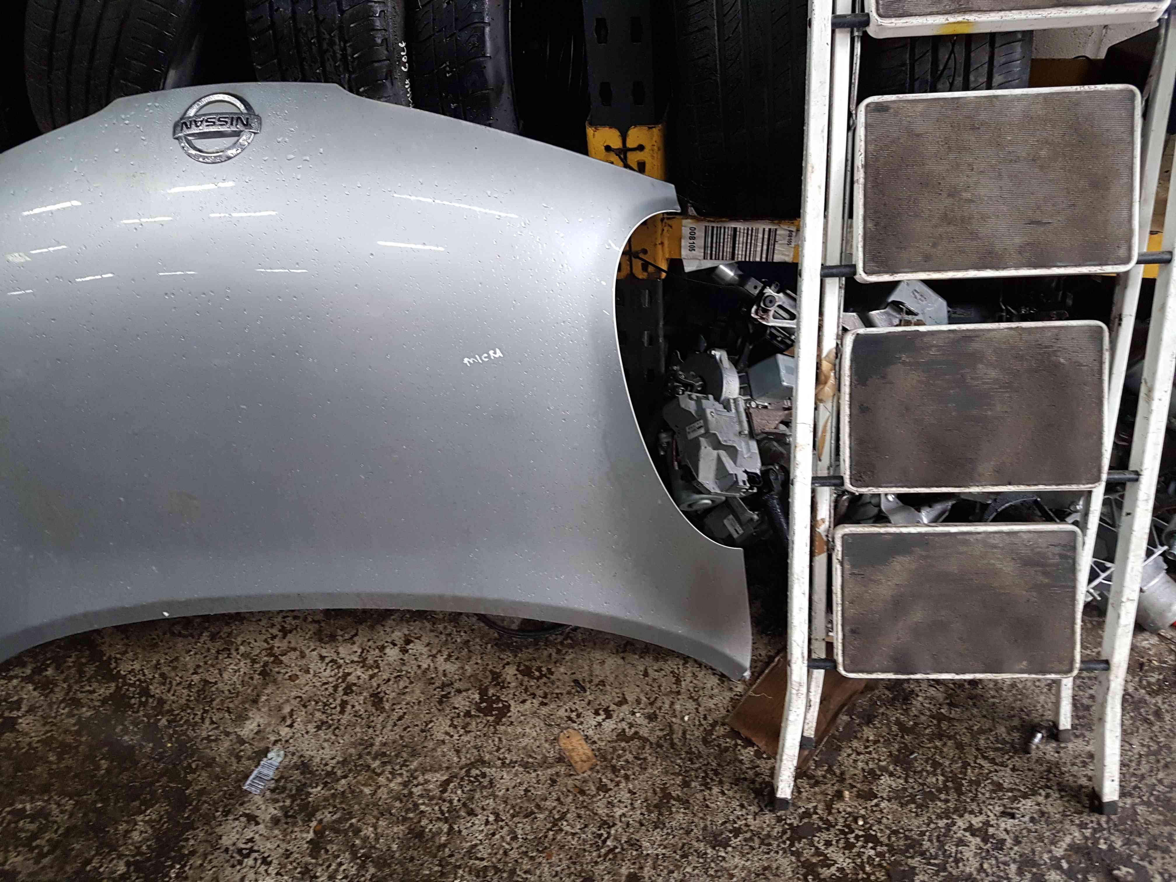 Thumb 3 Nissan Micra K12 2002-2010 Front Bonnet Silver KYO