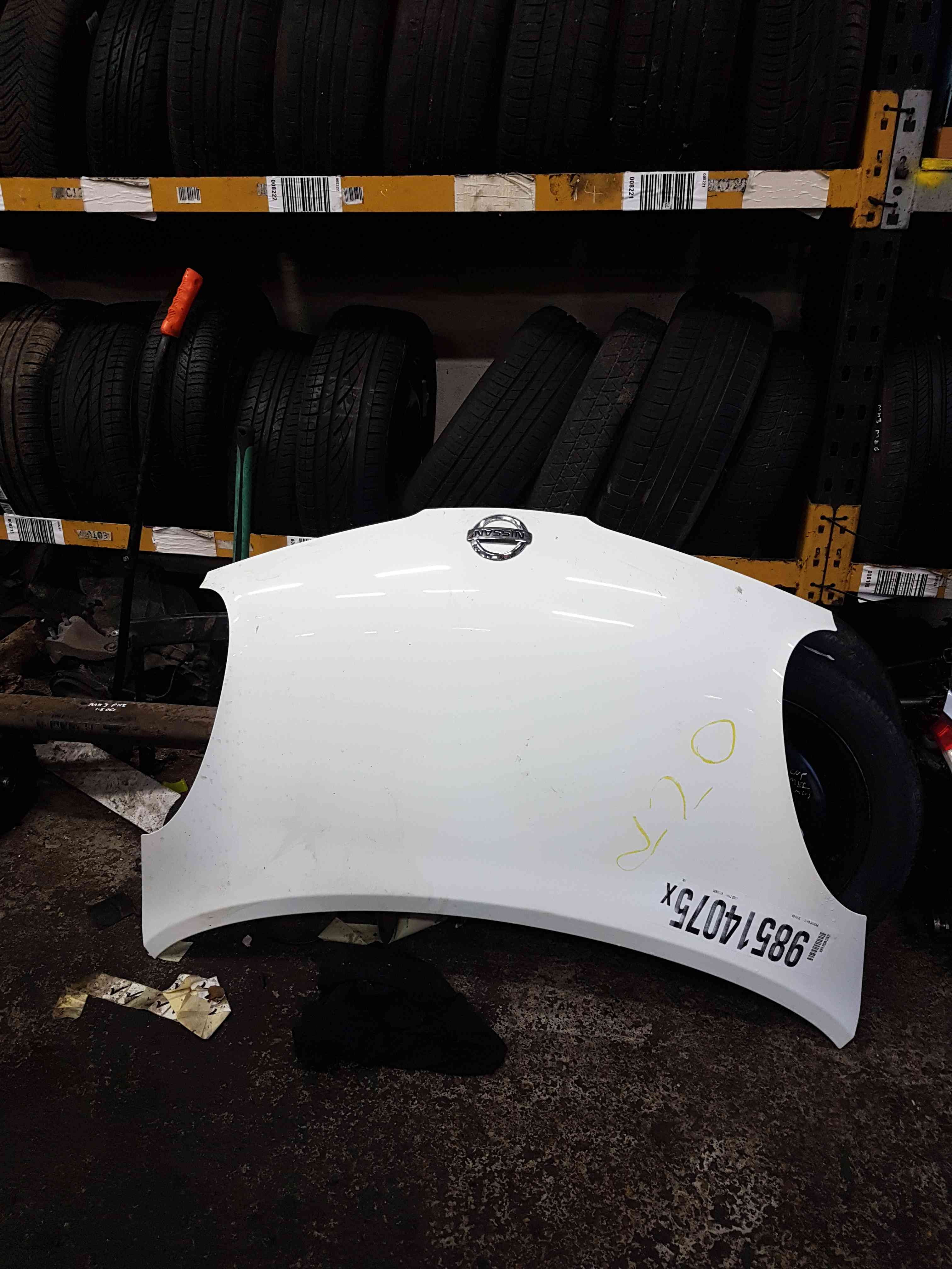 Thumb 6 Nissan Micra K12 2002-2010 Front Bonnet White Door 326