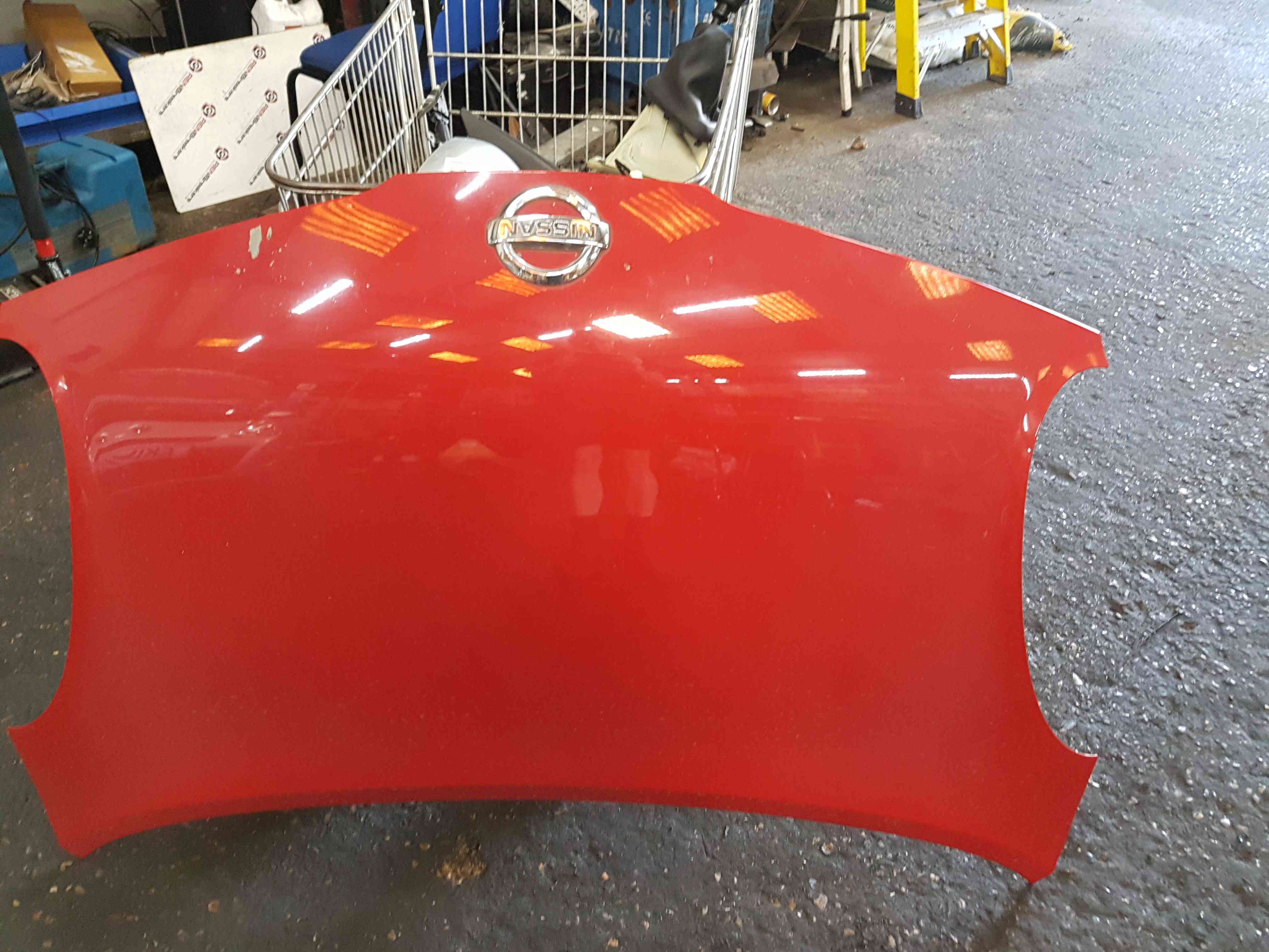 Thumb 3 Nissan Micra K12 2002-2010 Front Bonnet Z10 RED