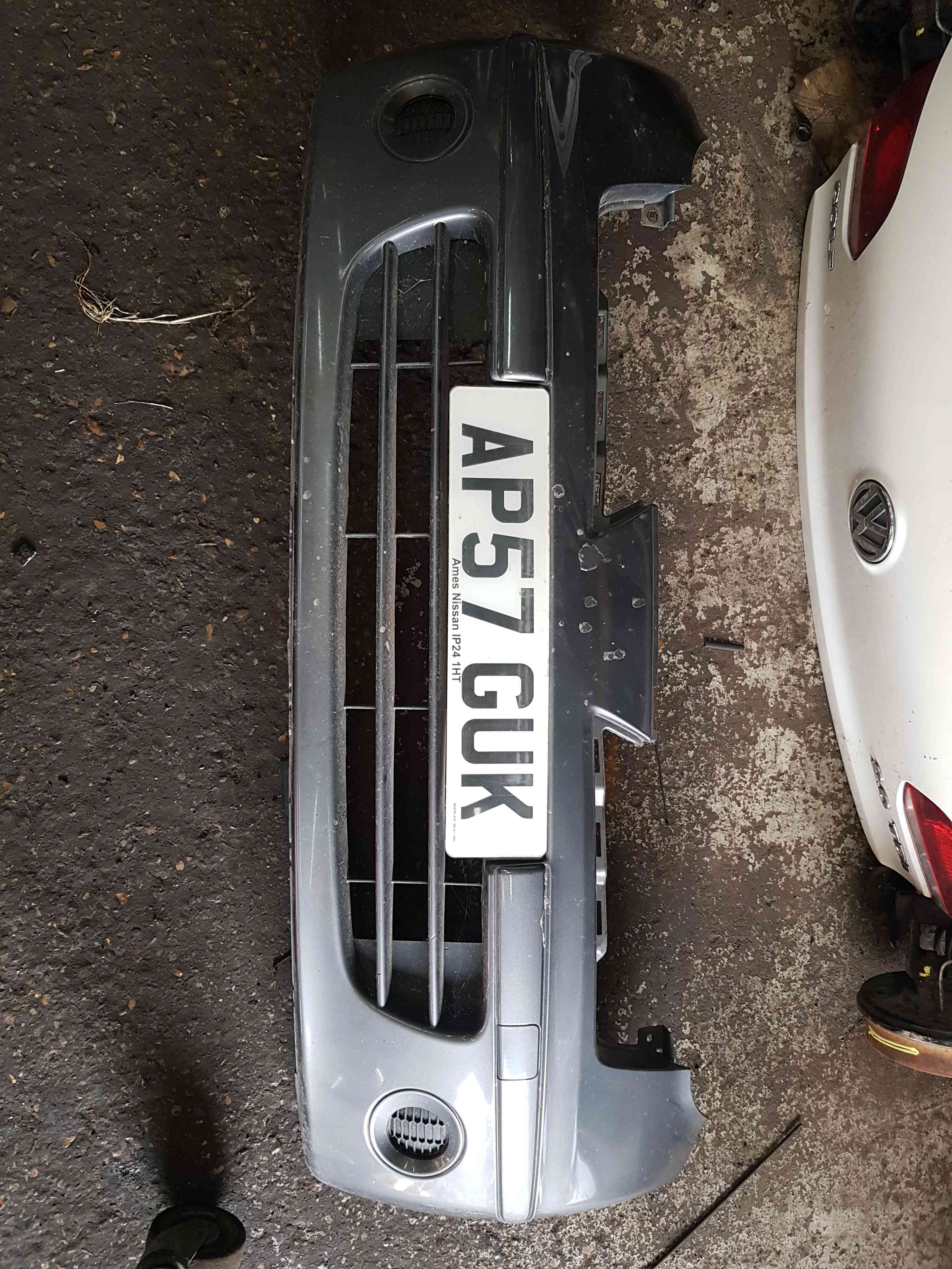Thumb 3 Nissan Micra K12 2002-2010 Front Bumper KY5 Grey