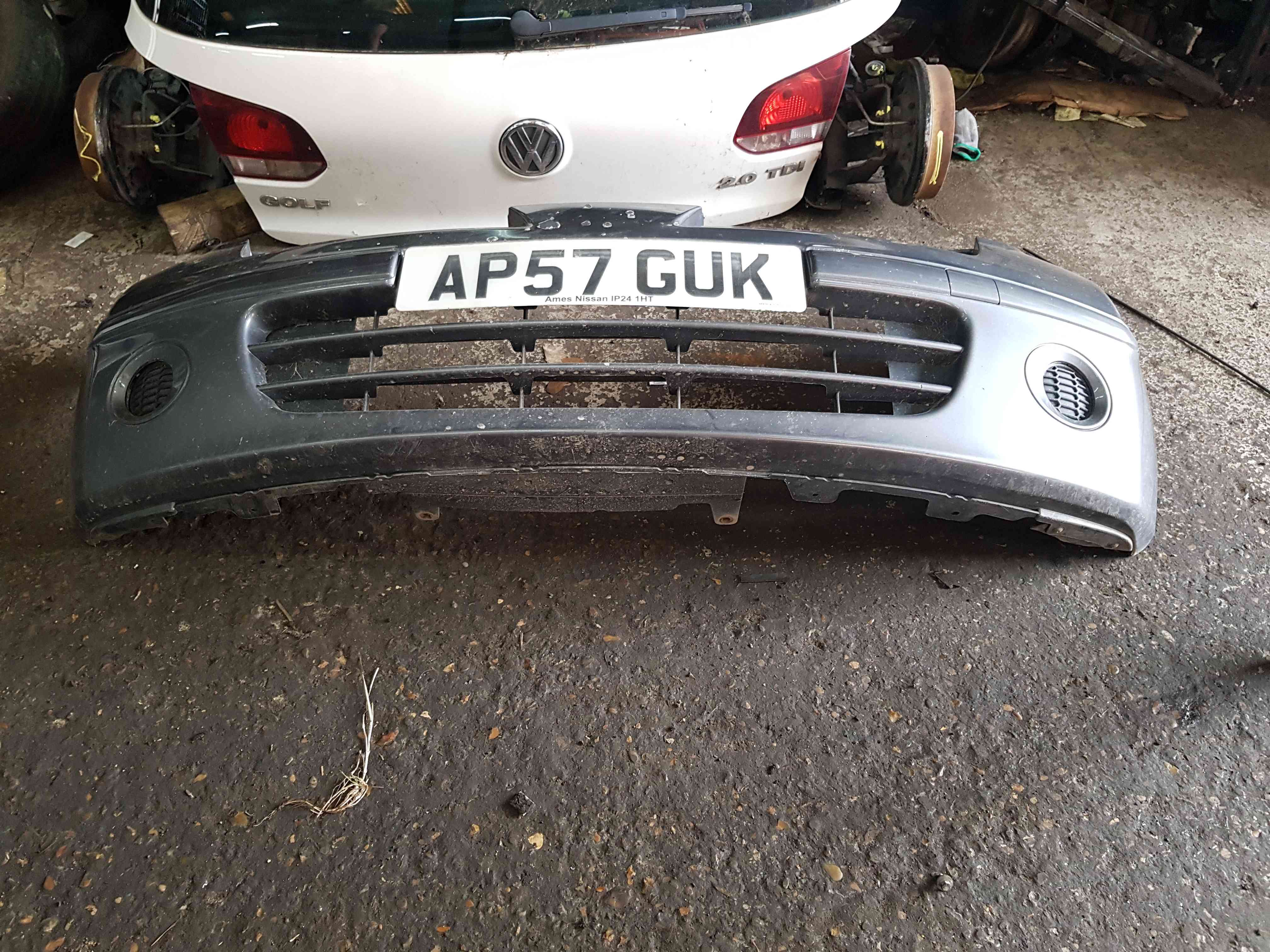 Thumb 7 Nissan Micra K12 2002-2010 Front Bumper KY5 Grey