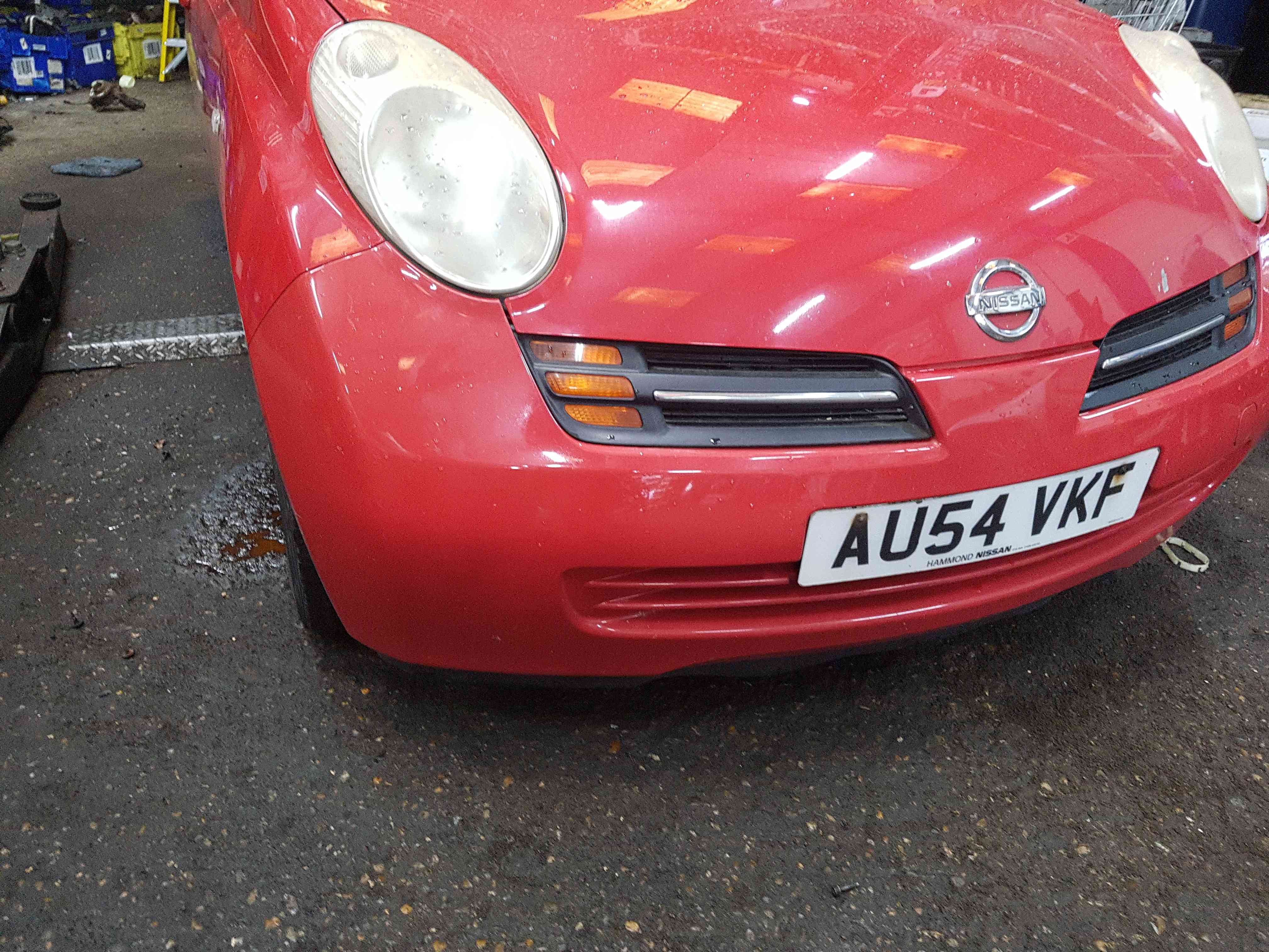 Thumb 6 Nissan Micra K12 2002-2010 Front Bumper Z10 RED