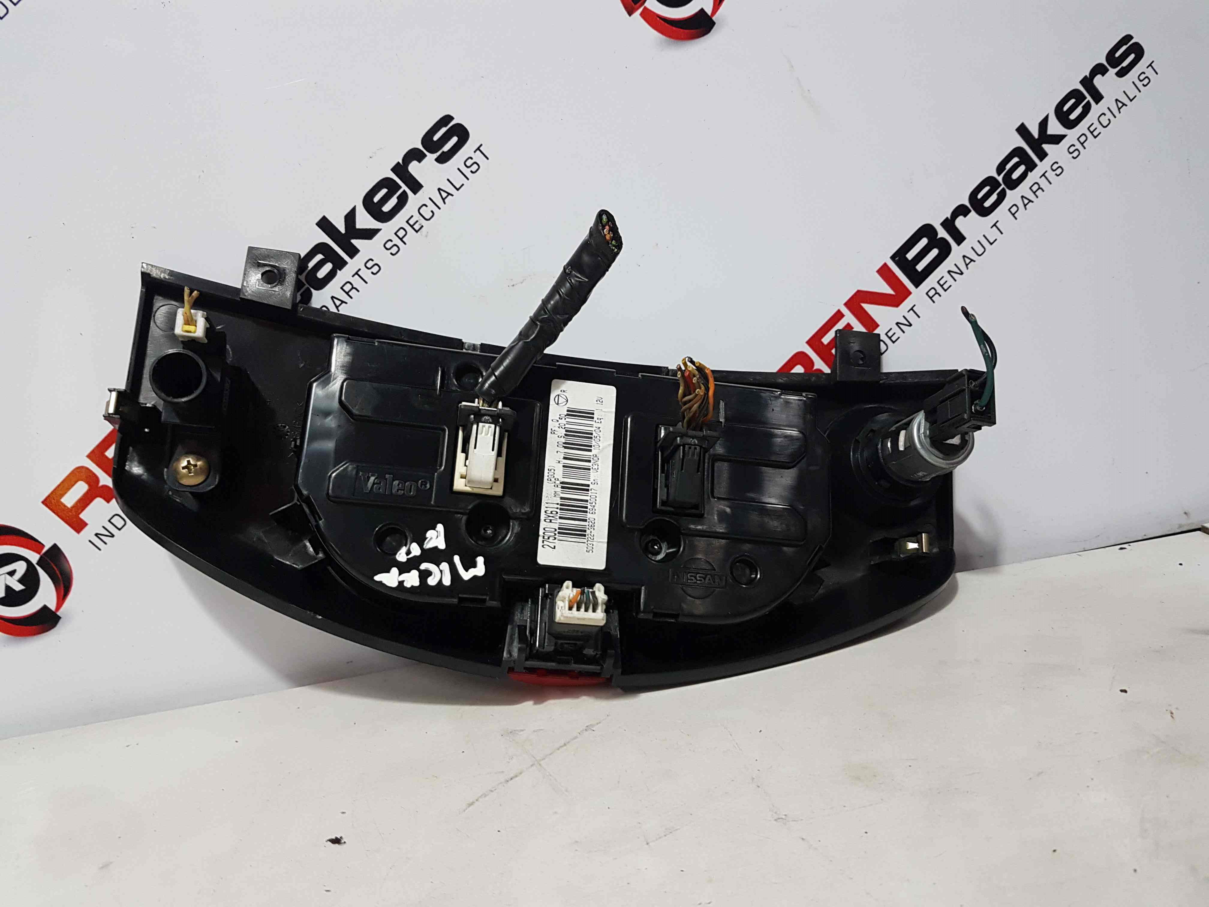 Thumb 3 Nissan Micra K12 2002-2010 Heater Controls Dials Switch Panel 27500AX611