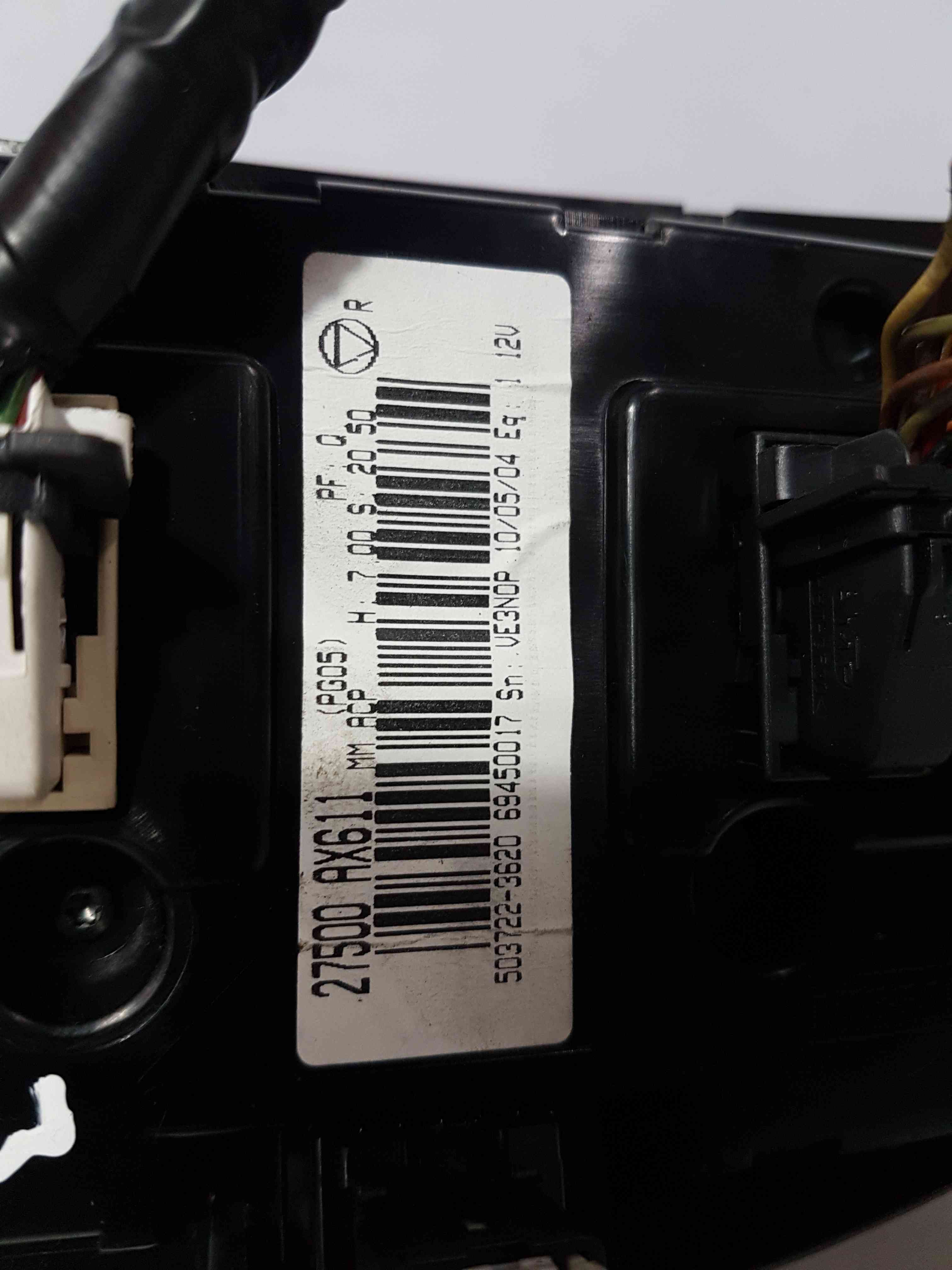 Thumb 4 Nissan Micra K12 2002-2010 Heater Controls Dials Switch Panel 27500AX611