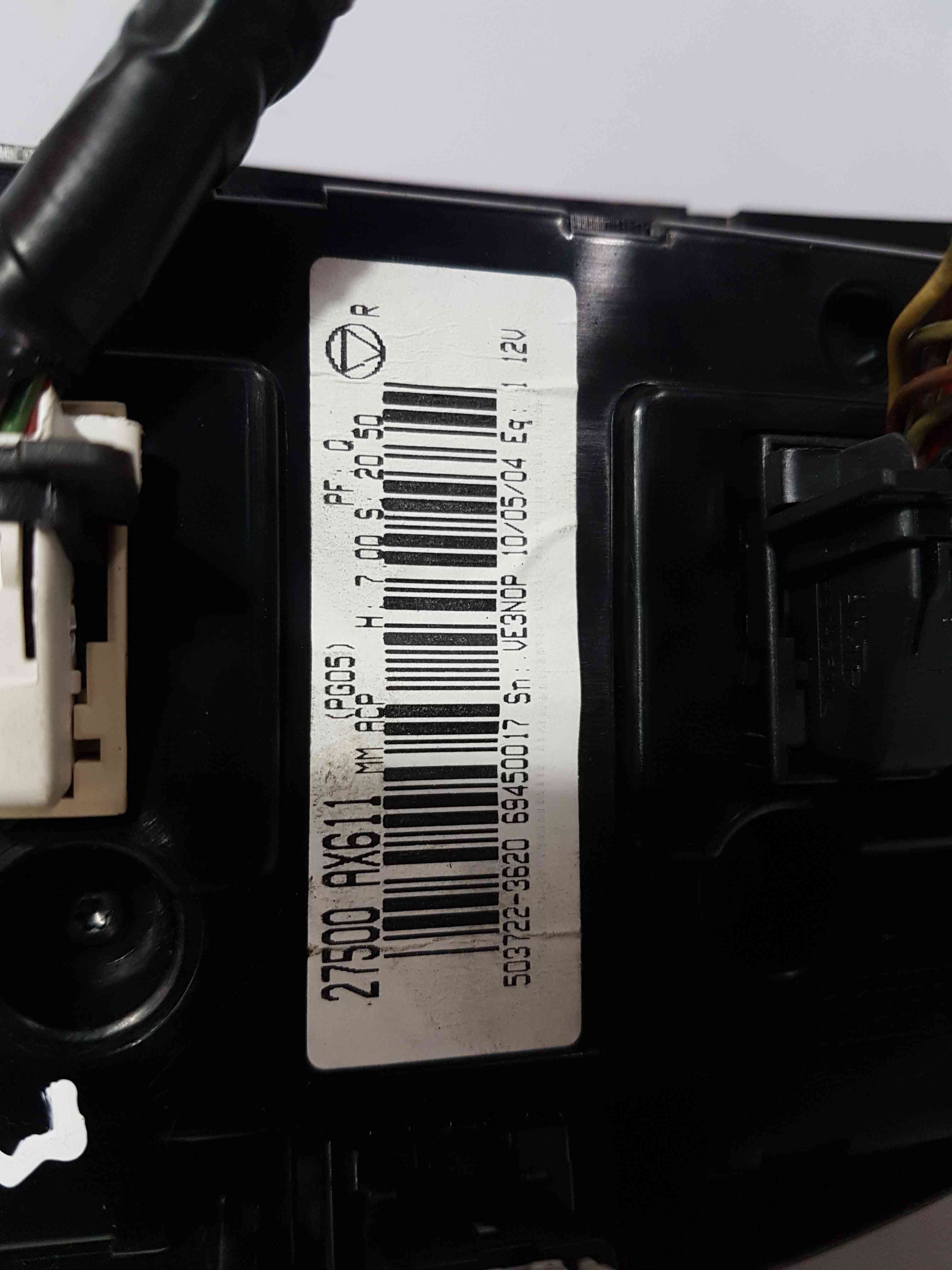 Thumb 5 Nissan Micra K12 2002-2010 Heater Controls Dials Switch Panel 27500AX611