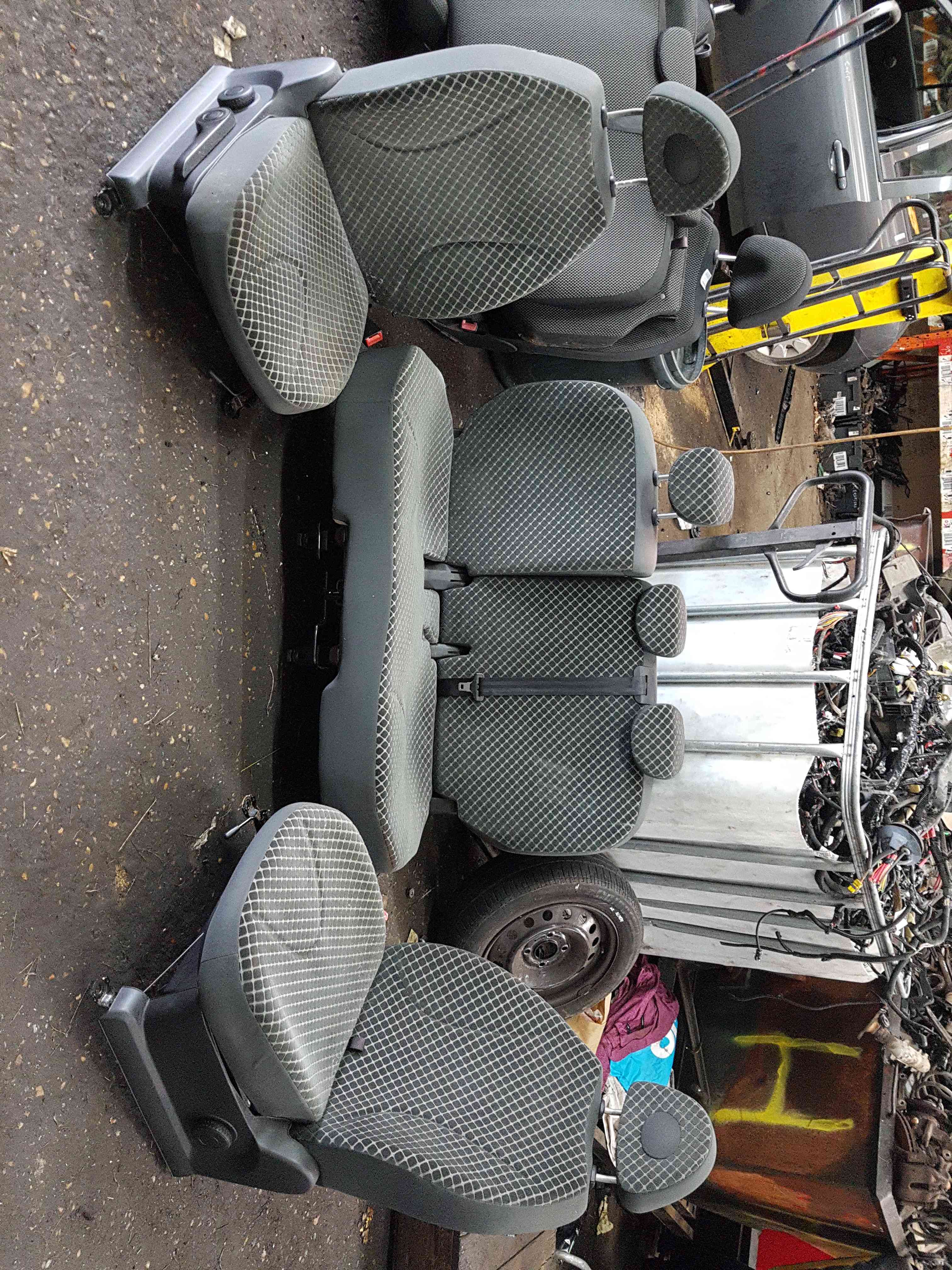 Thumb 7 Nissan Micra K12 2002-2010 Interior SET Chairs Seats Front Rear 5Door