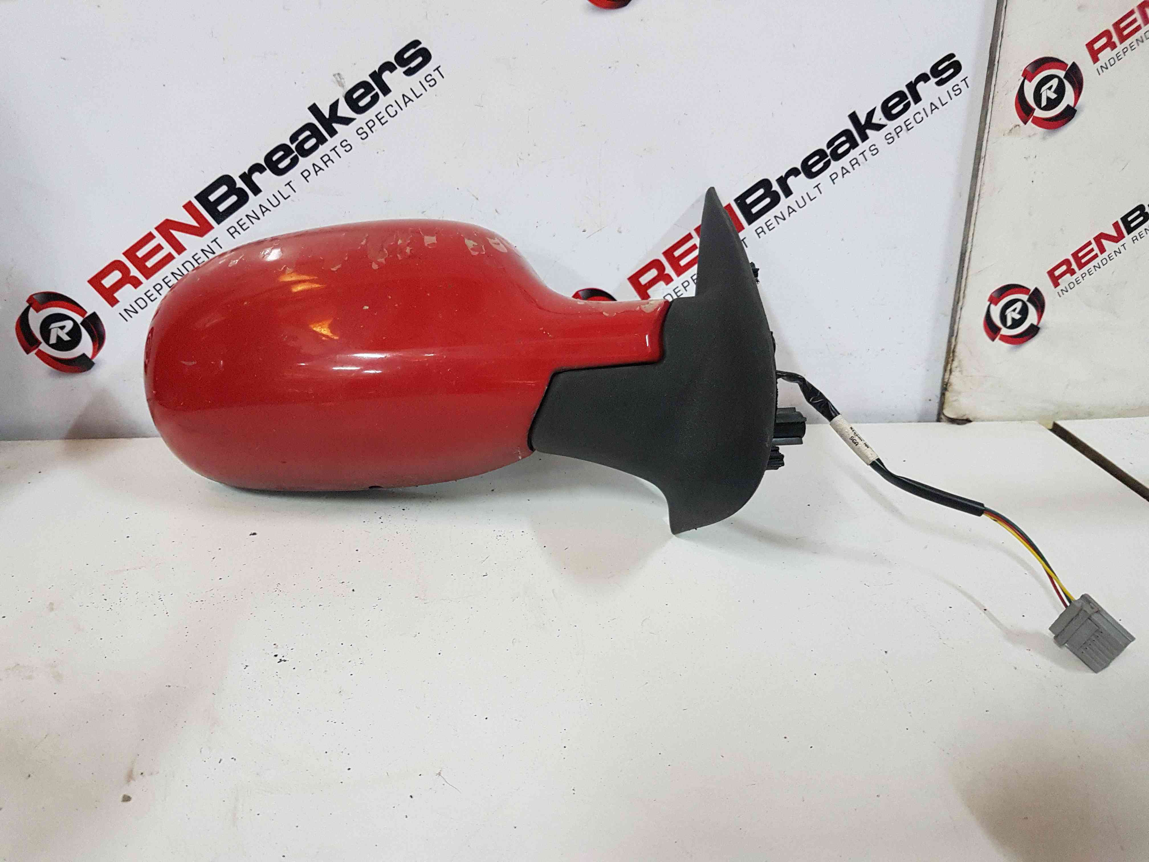 Thumb 3 Nissan Micra K12 2002-2010 OSF Os Front Wing Mirror Z10 RED Electric