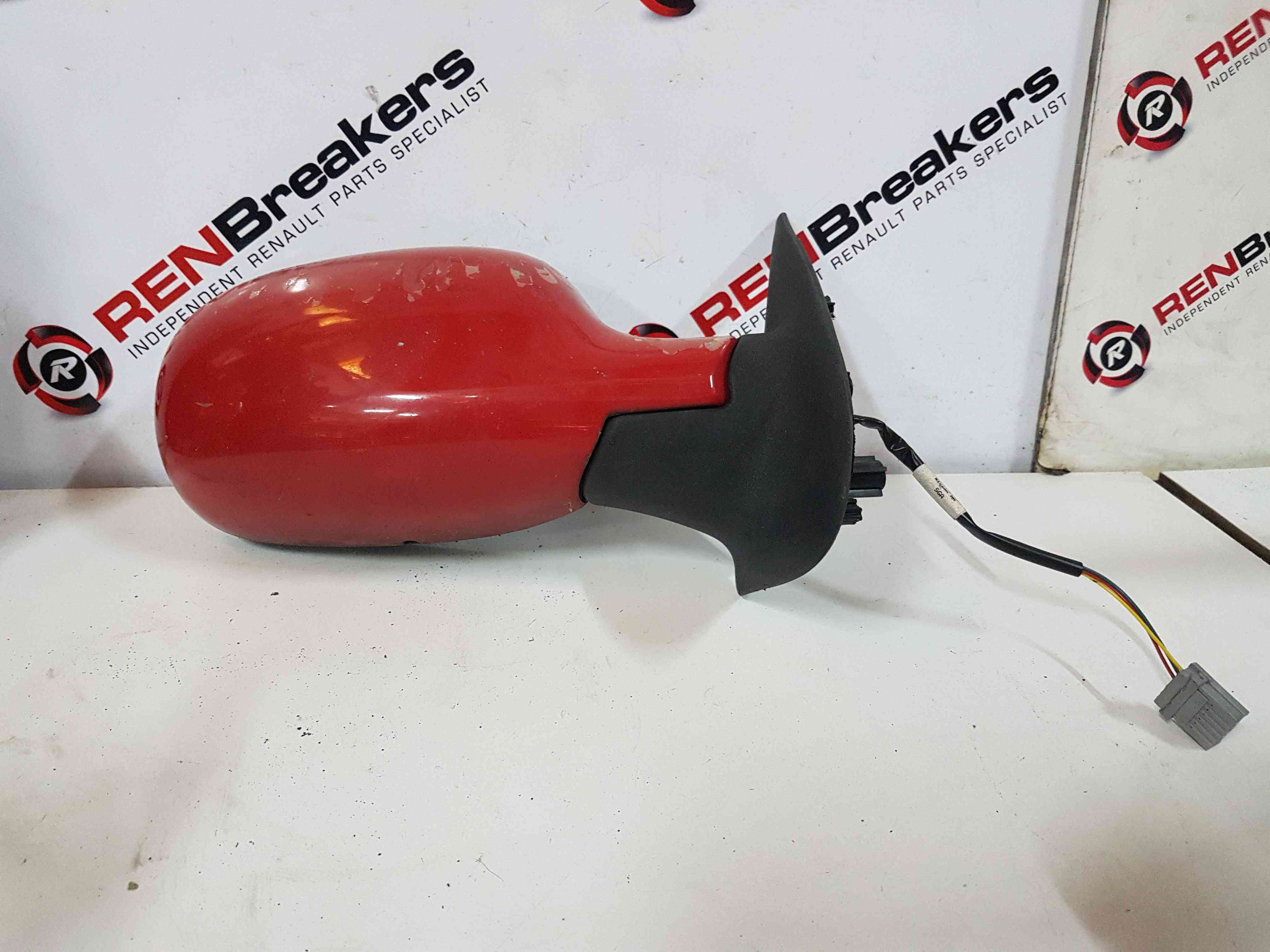 Thumb 4 Nissan Micra K12 2002-2010 OSF Os Front Wing Mirror Z10 RED Electric