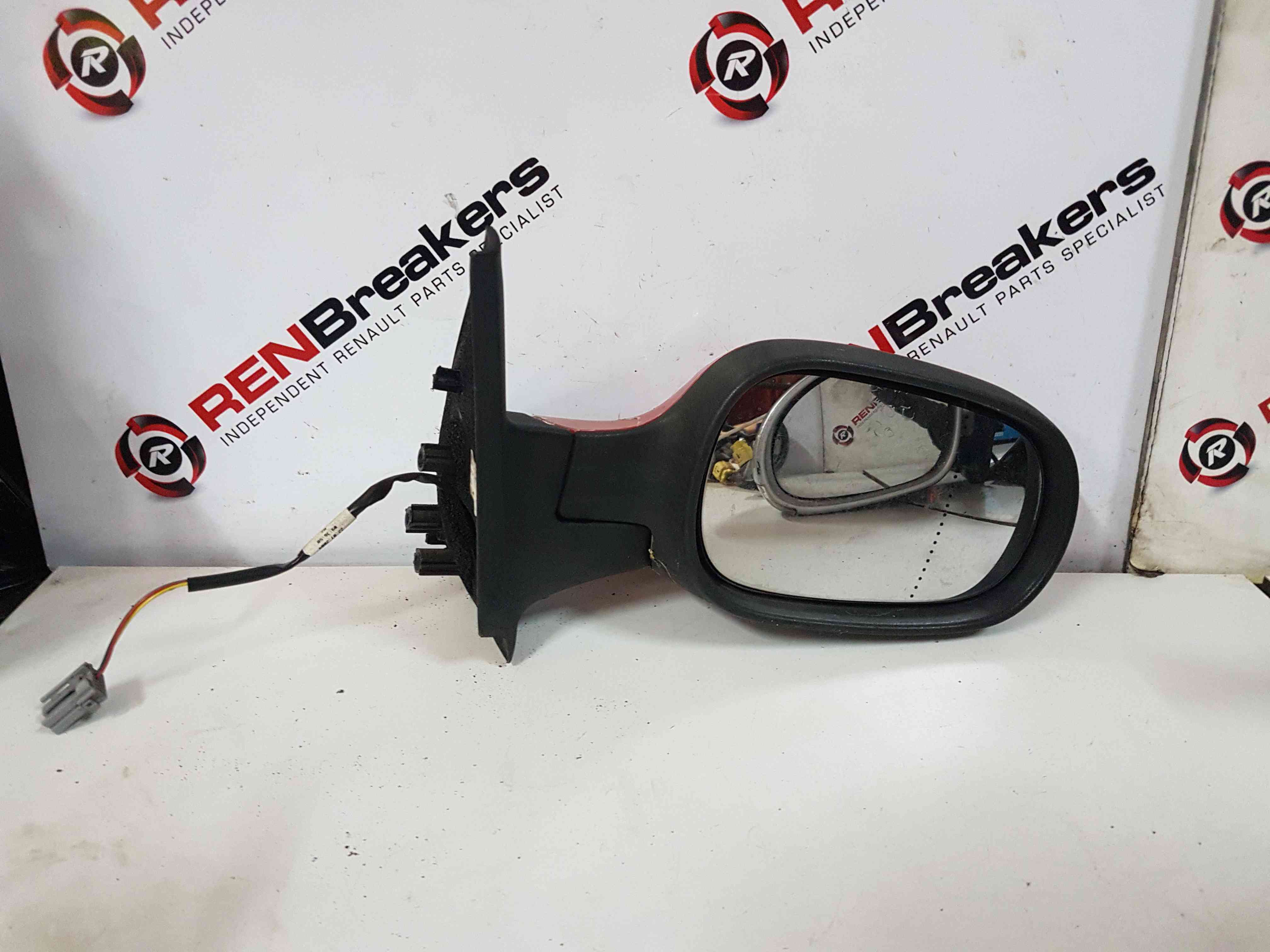 Thumb 8 Nissan Micra K12 2002-2010 OSF Os Front Wing Mirror Z10 RED Electric