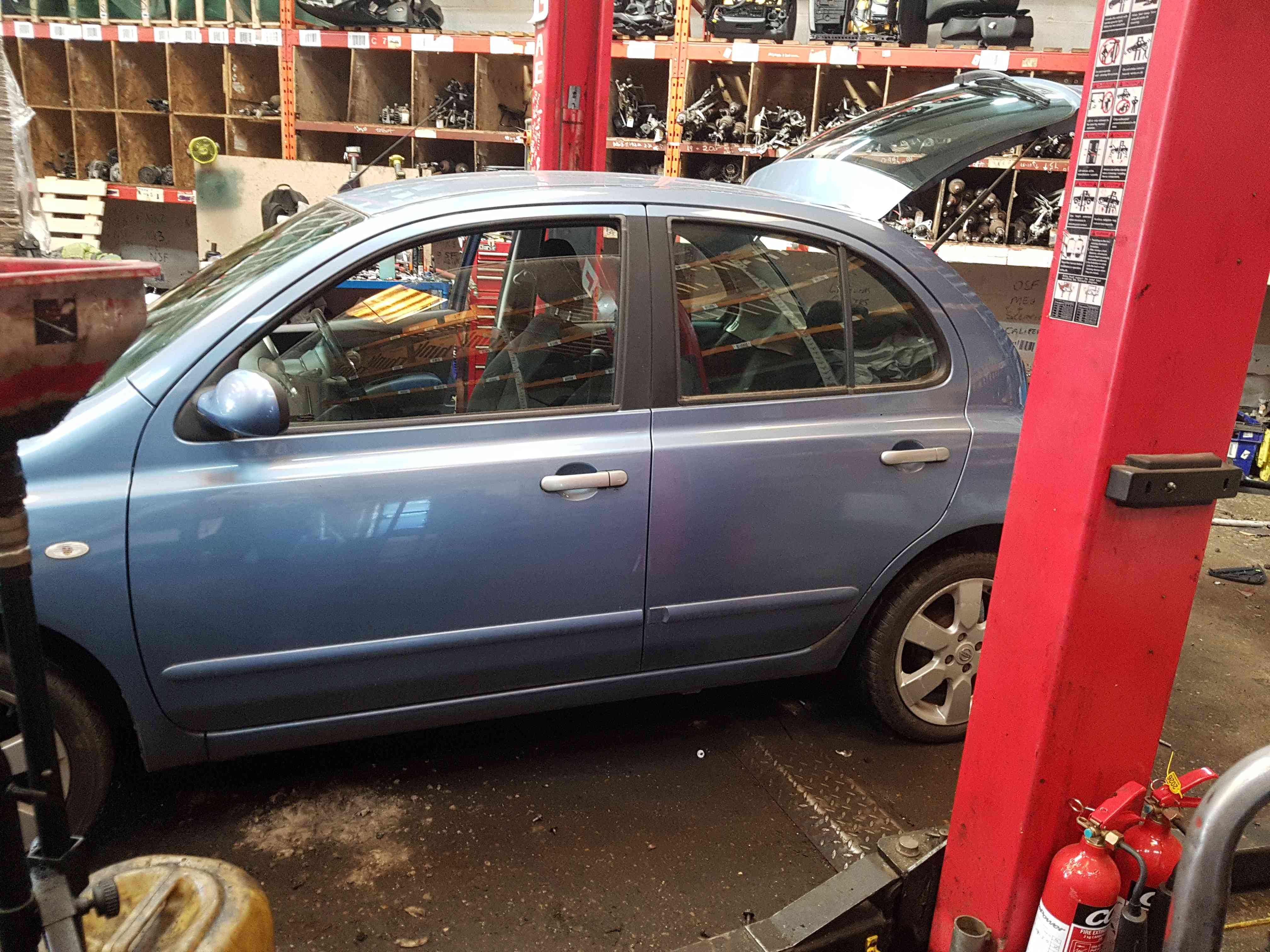 Thumb 3 Nissan Micra K12 2002-2010 Passenger NSF Front Door Blue B33 5dr