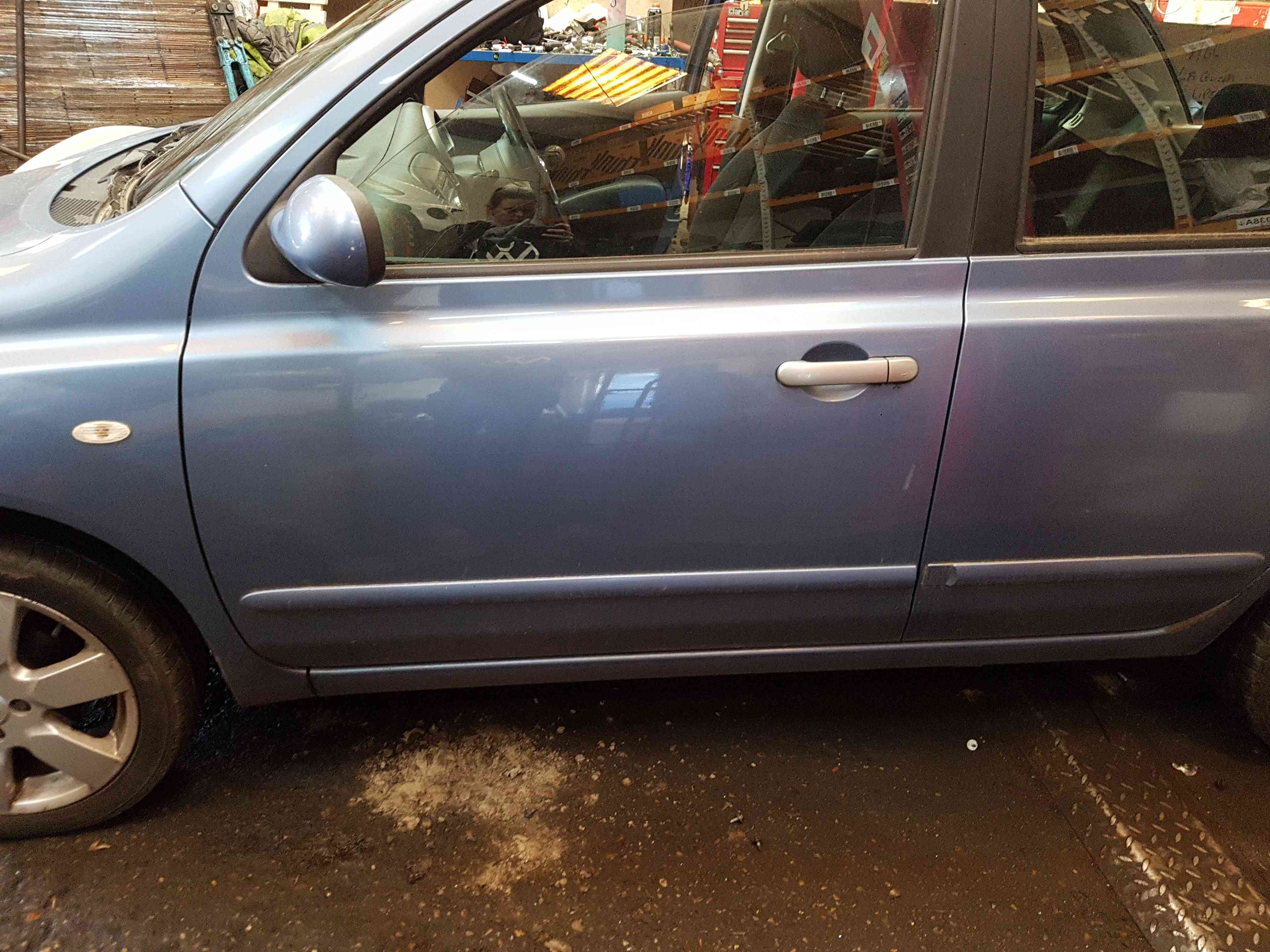 Thumb 4 Nissan Micra K12 2002-2010 Passenger NSF Front Door Blue B33 5dr