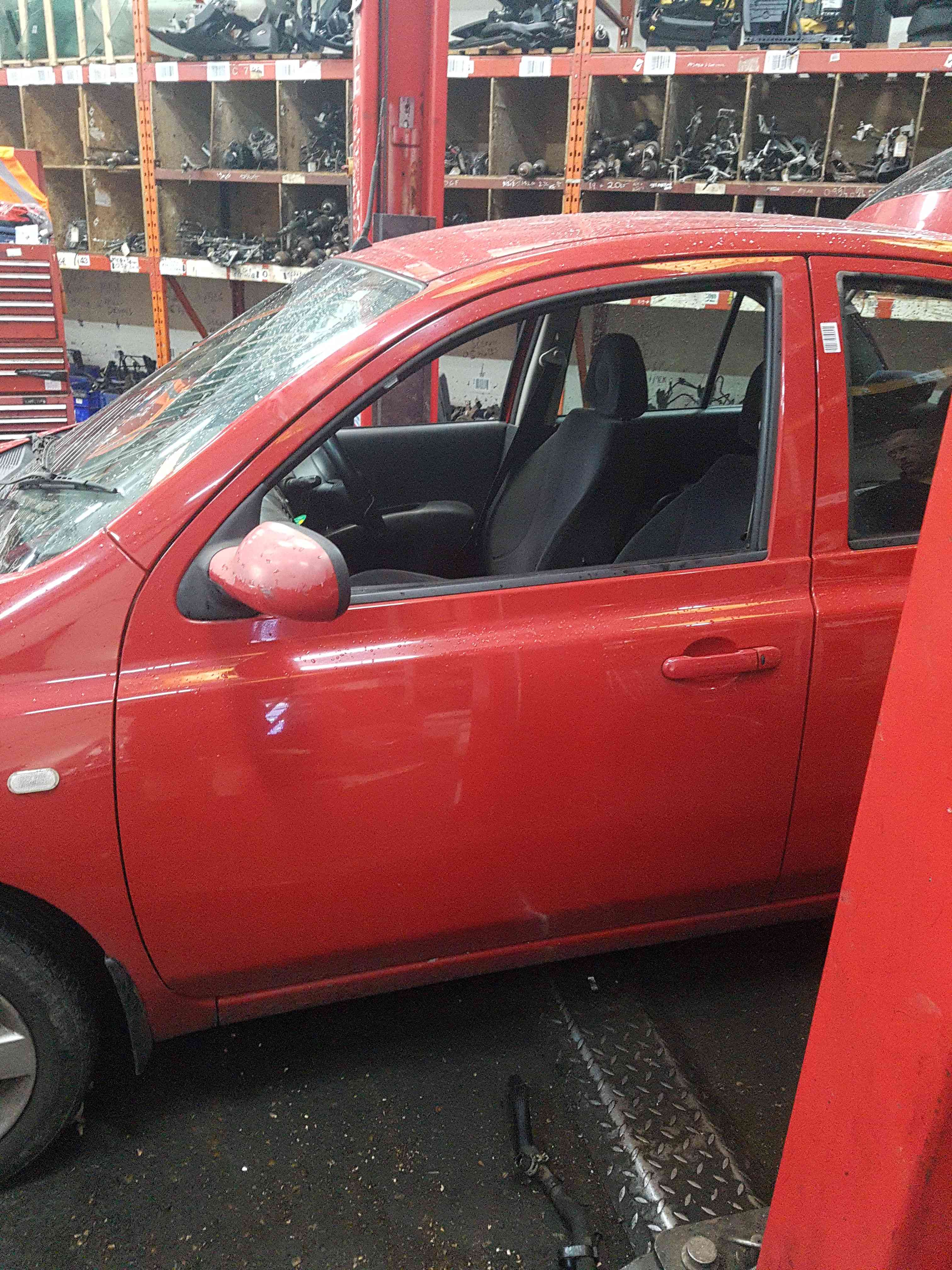 Thumb 2 Nissan Micra K12 2002-2010 Passenger NSF Front Door Z10 RED
