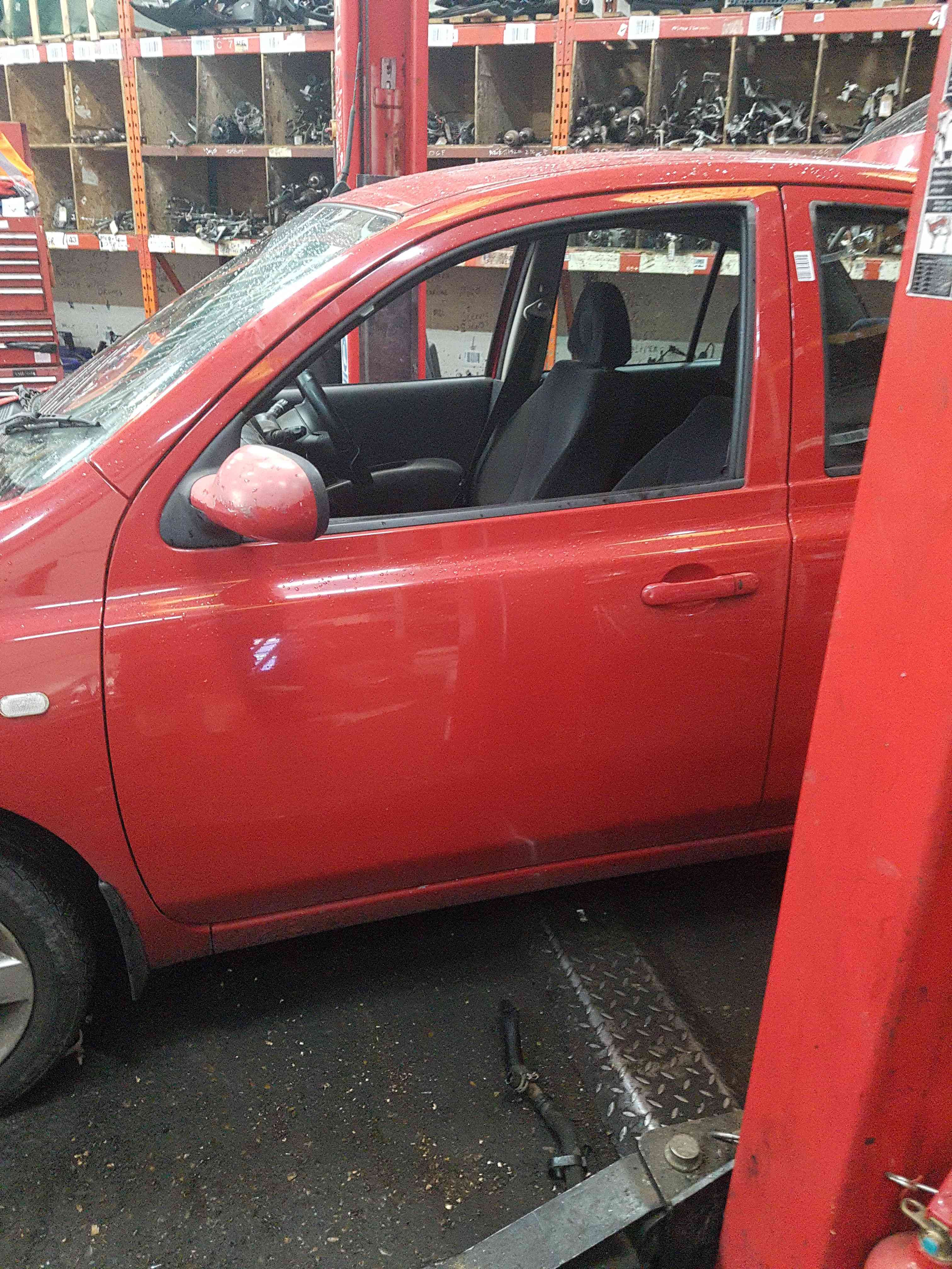 Thumb 5 Nissan Micra K12 2002-2010 Passenger NSF Front Door Z10 RED