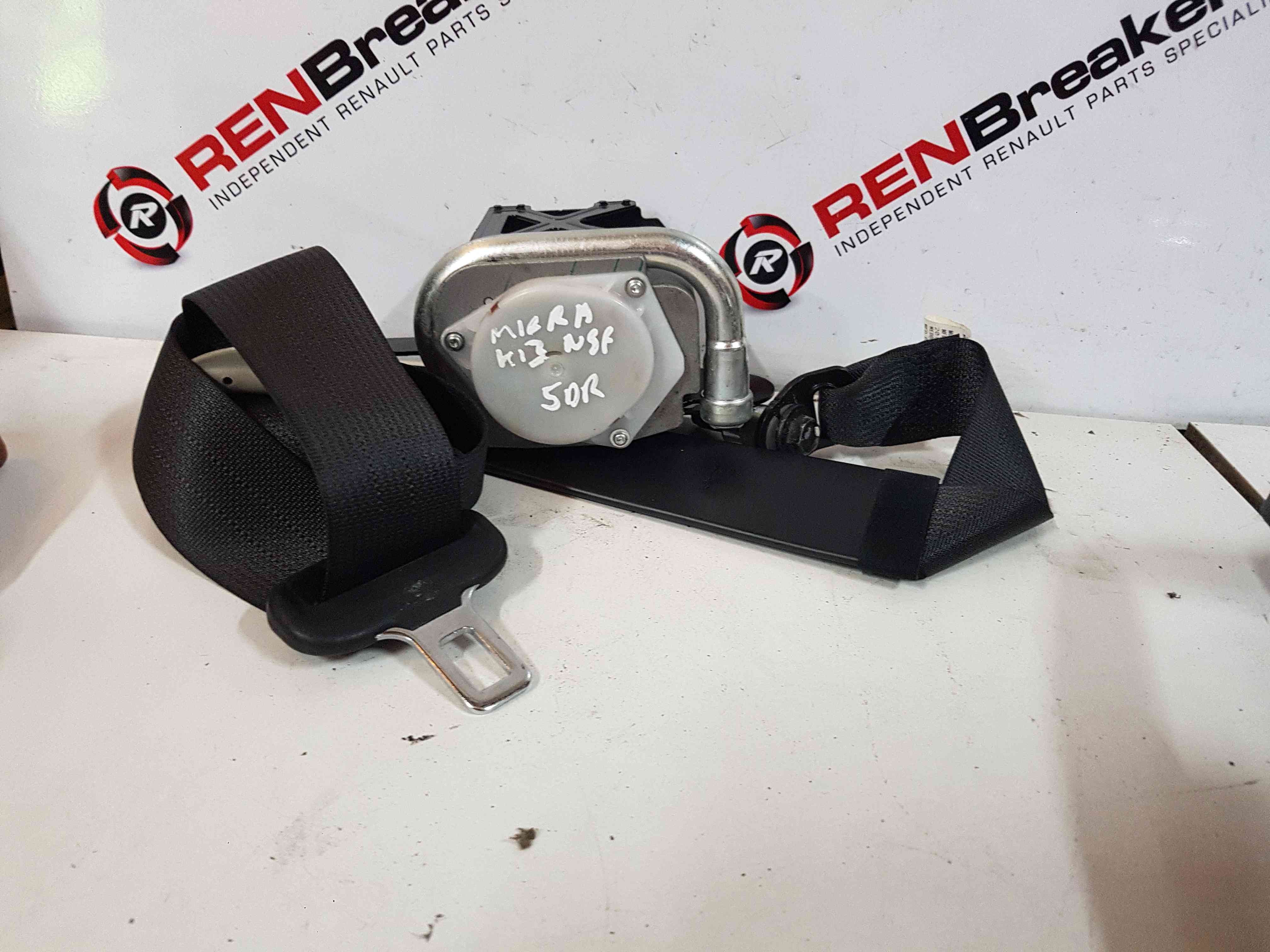 Thumb 3 Nissan Micra K13 2010-2017 Passenger NSF Front Seat Belt 5Dr
