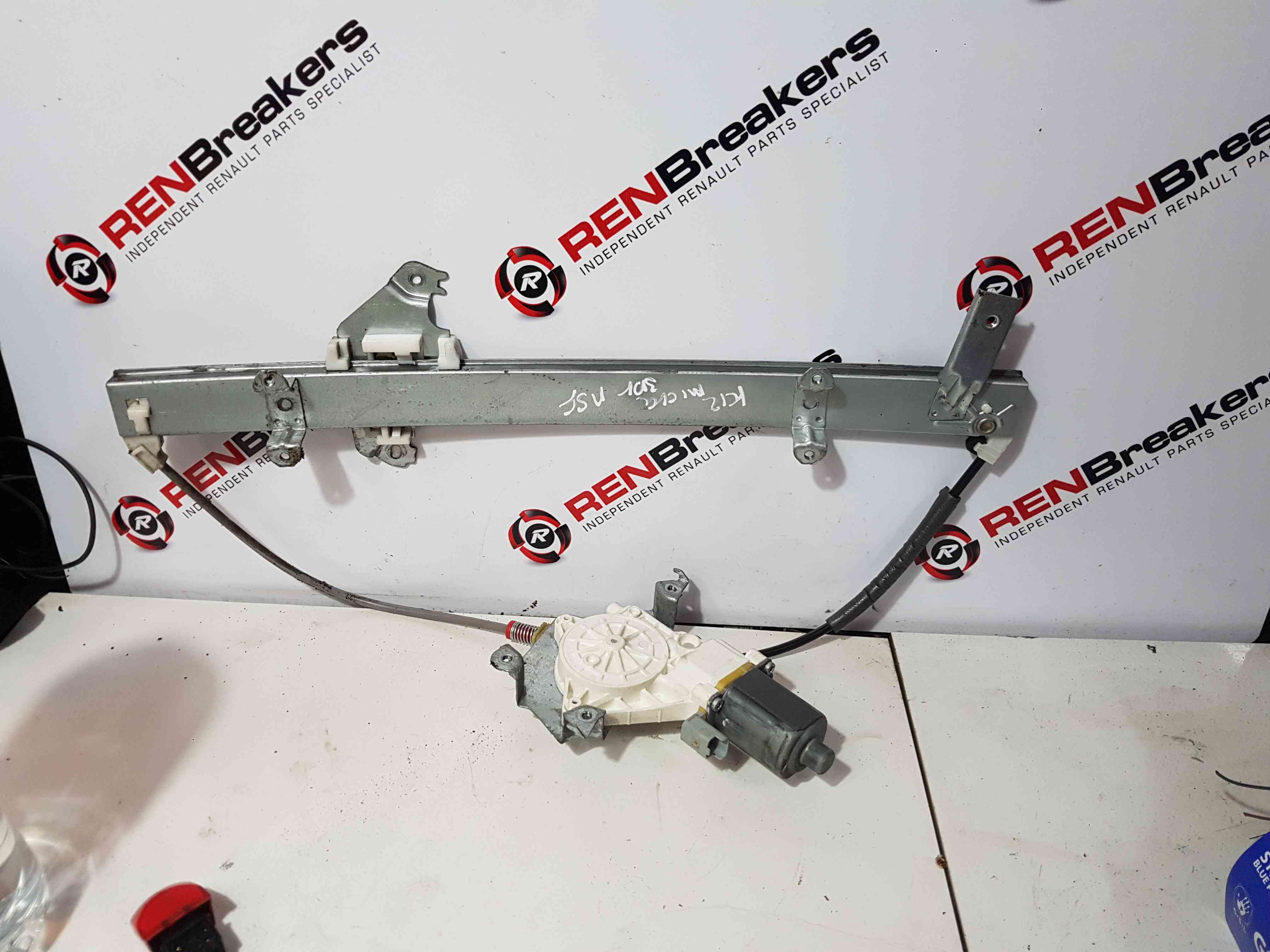 Thumb 3 Nissan Micra K12 2002-2010 Passenger NSF Front Window Regulator + Motor 3Door