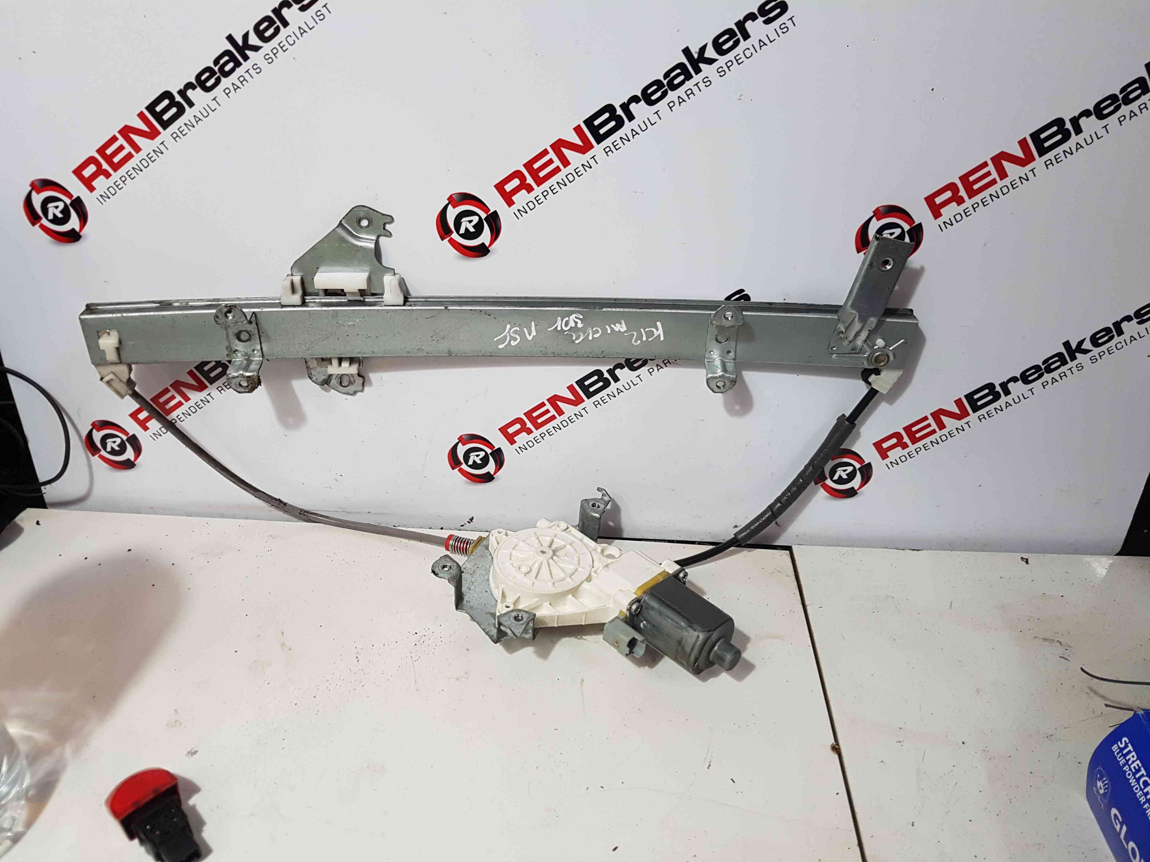 Thumb 4 Nissan Micra K12 2002-2010 Passenger NSF Front Window Regulator + Motor 3Door