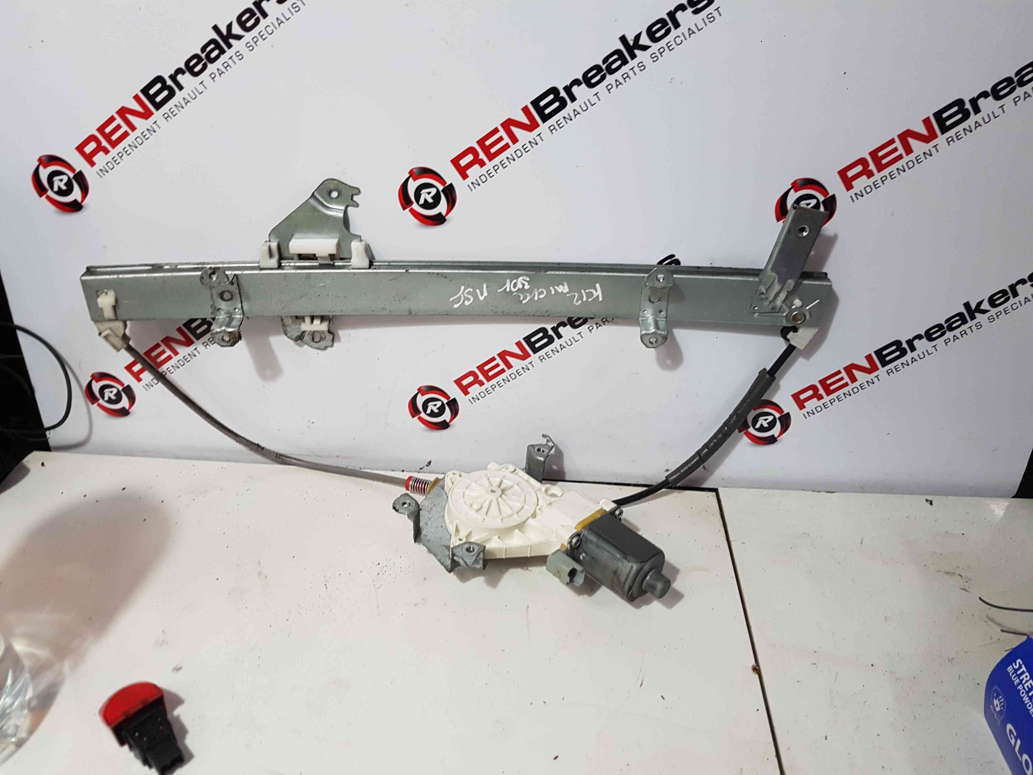 Thumb 5 Nissan Micra K12 2002-2010 Passenger NSF Front Window Regulator + Motor 3Door
