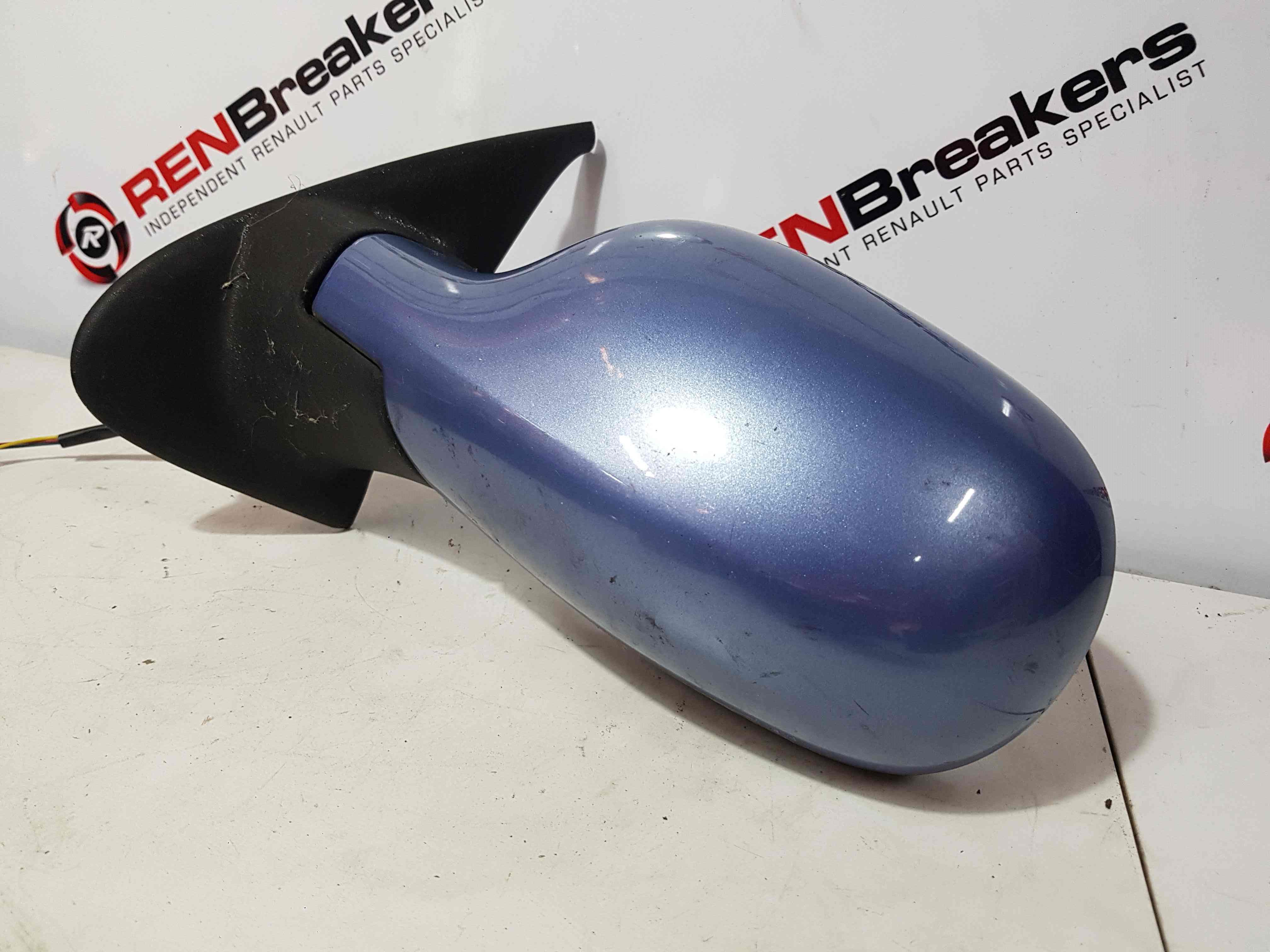 Thumb 3 Nissan Micra K12 2002-2010 Passenger NSF Ns Wing Mirror Blue T12 