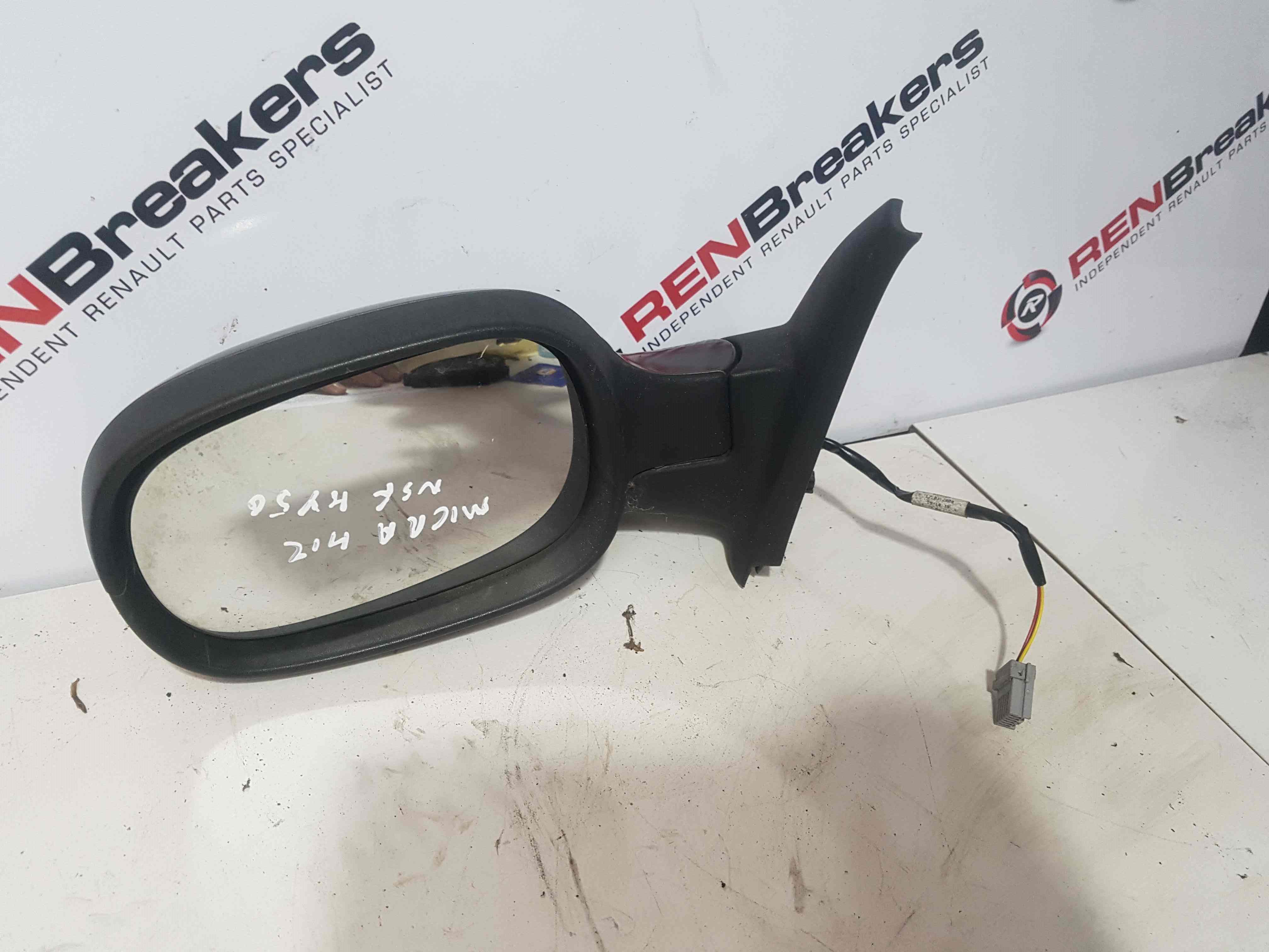 Thumb 6 Nissan Micra K12 2002-2010 Passenger NSF Ns Wing Mirror Grey Metalic KY5 scratch