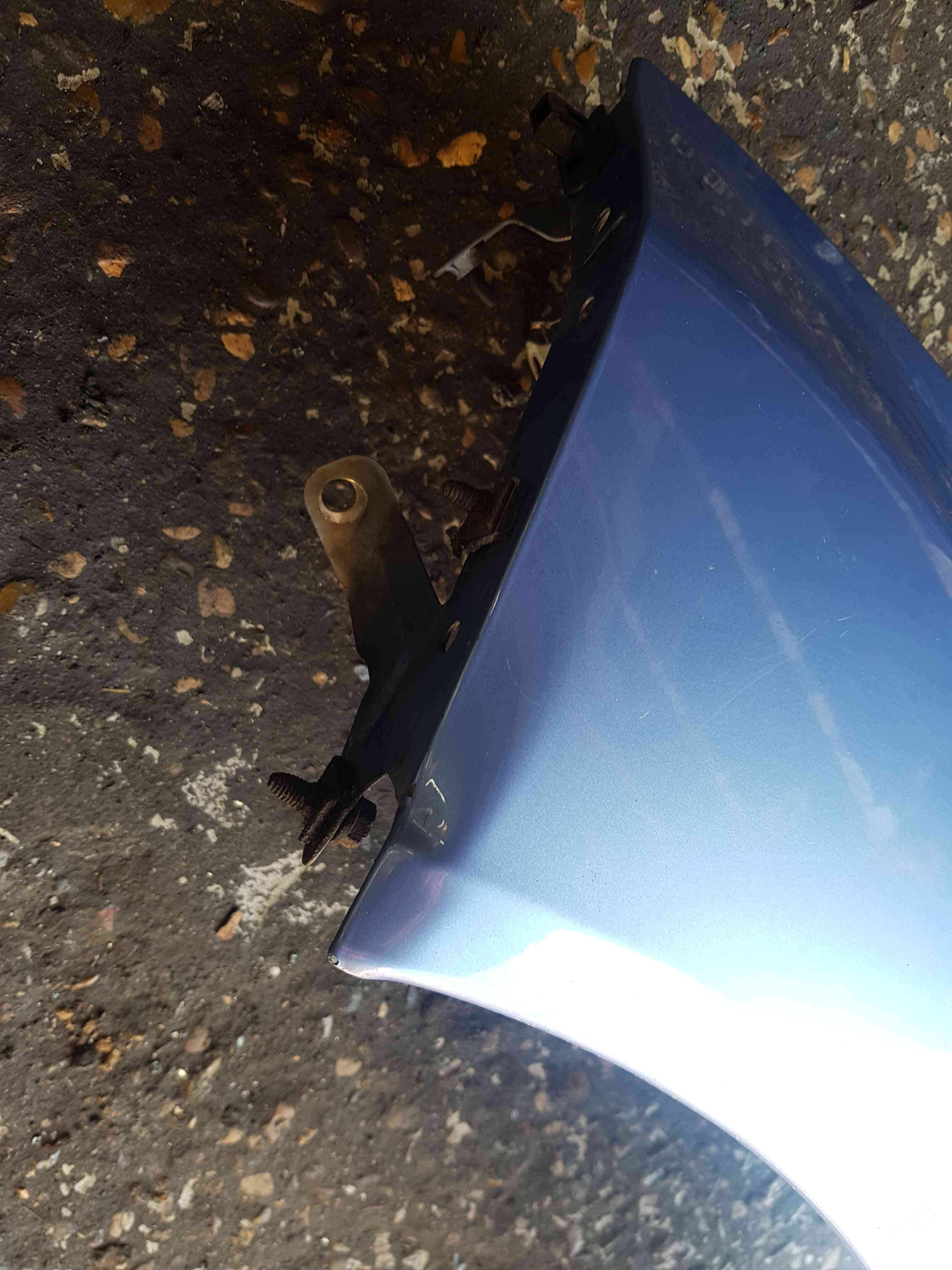 Thumb 4 Nissan Micra K12 2002-2010 Passenger NSF Ns Wing Pannel Blue T12 Dented