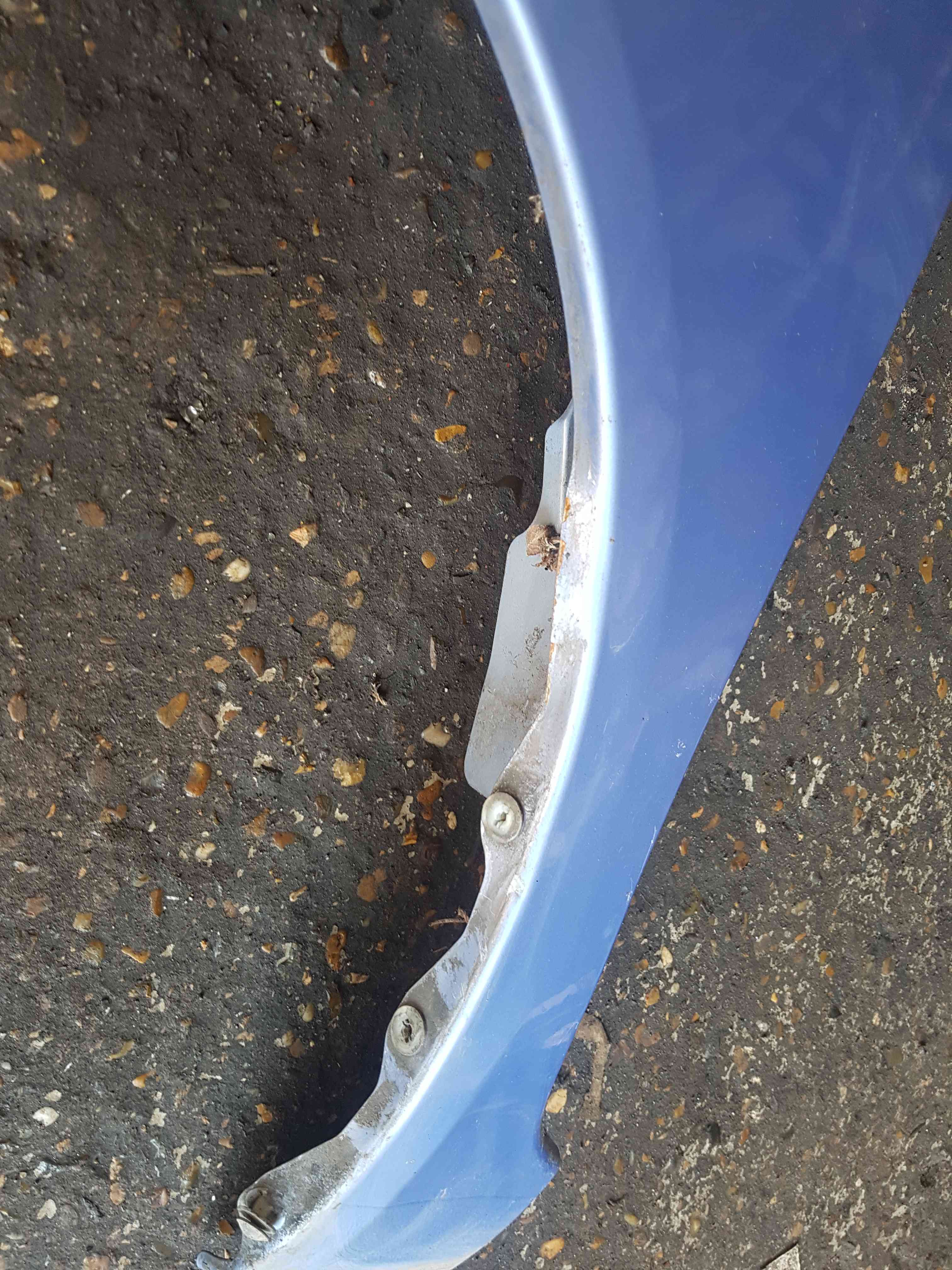 Thumb 8 Nissan Micra K12 2002-2010 Passenger NSF Ns Wing Pannel Blue T12 Dented