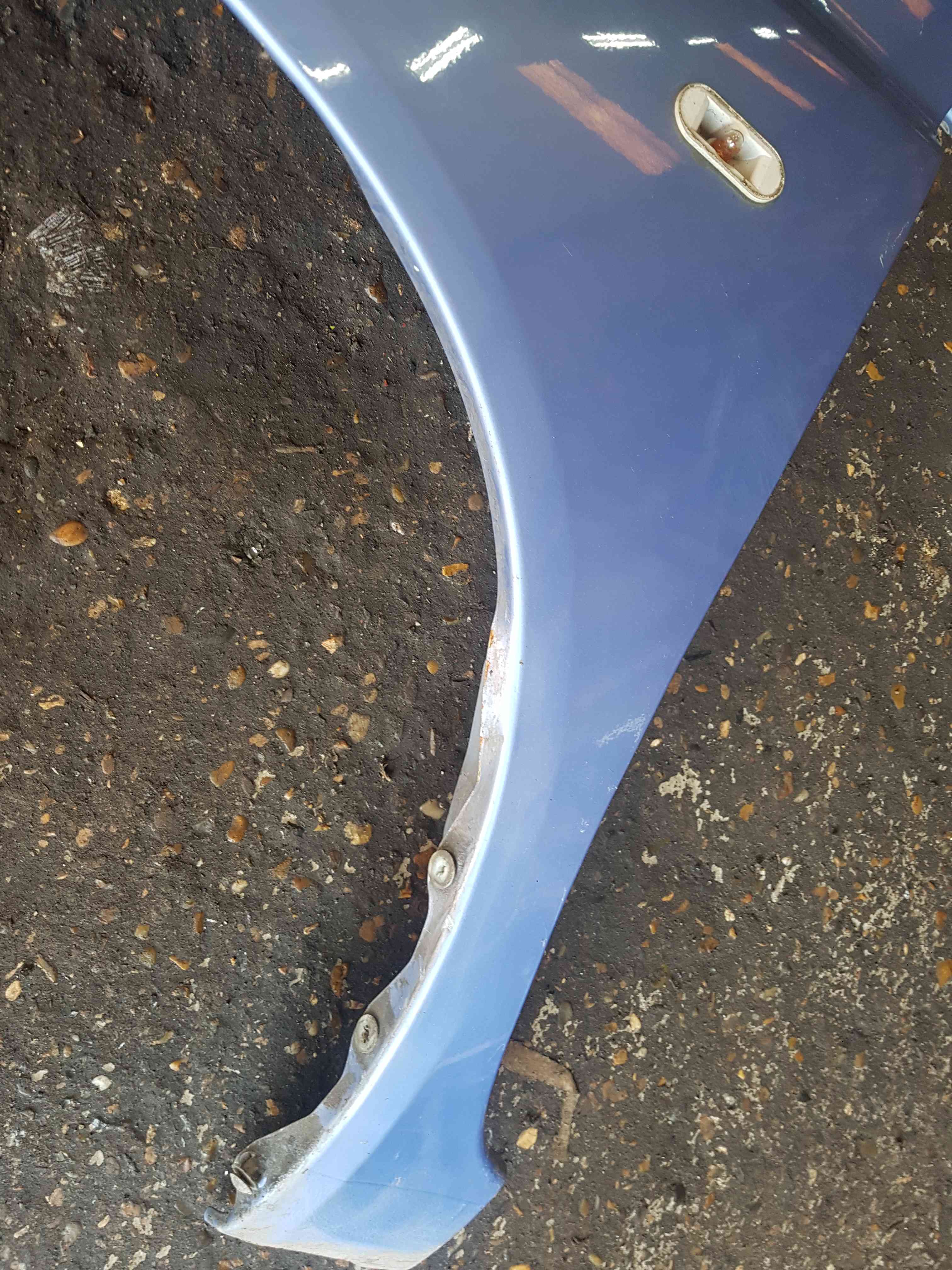 Thumb 9 Nissan Micra K12 2002-2010 Passenger NSF Ns Wing Pannel Blue T12 Dented