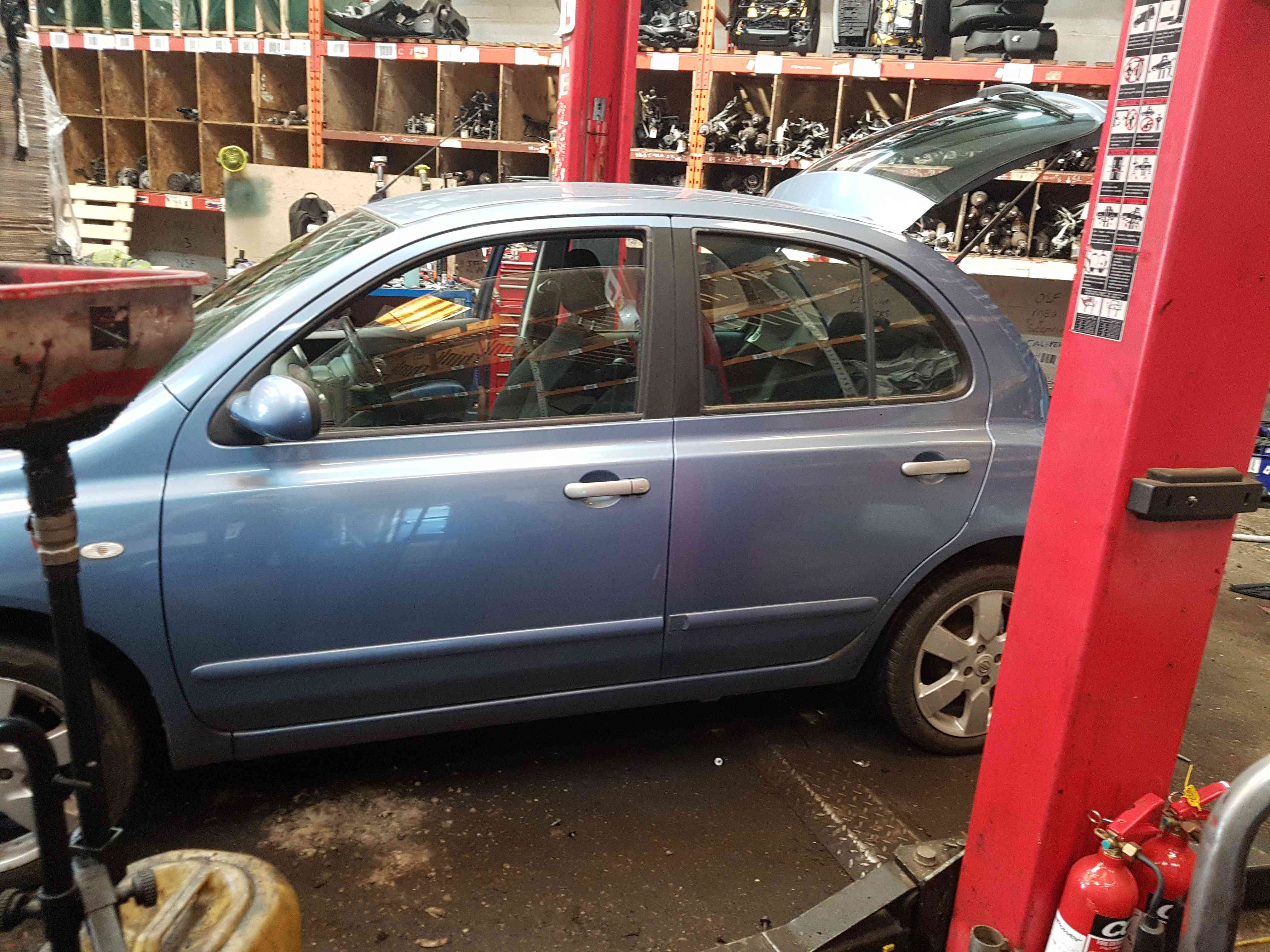 Thumb 2 Nissan Micra K12 2002-2010 Passenger NSR Rear Blue Door B33