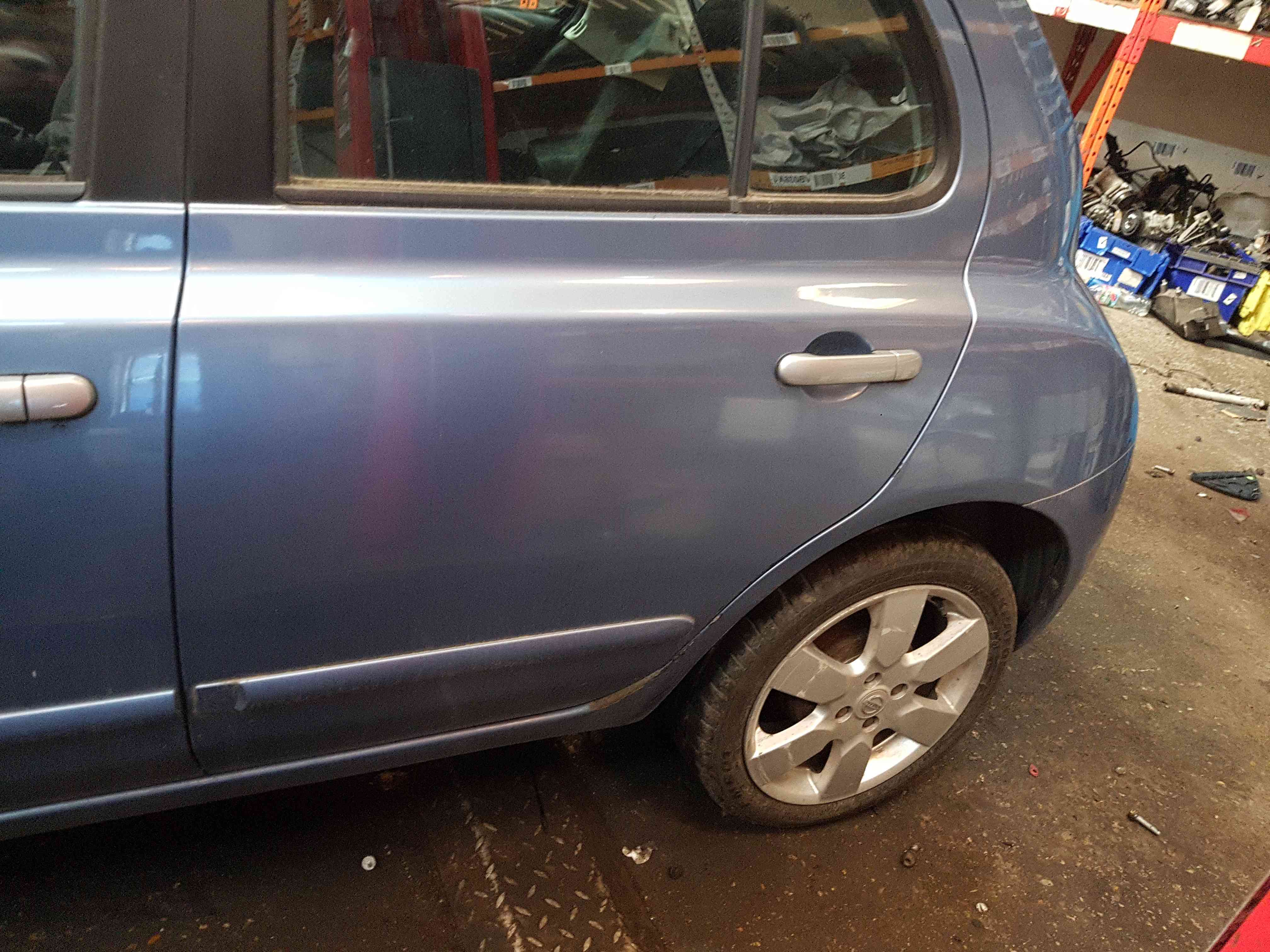 Thumb 4 Nissan Micra K12 2002-2010 Passenger NSR Rear Blue Door B33