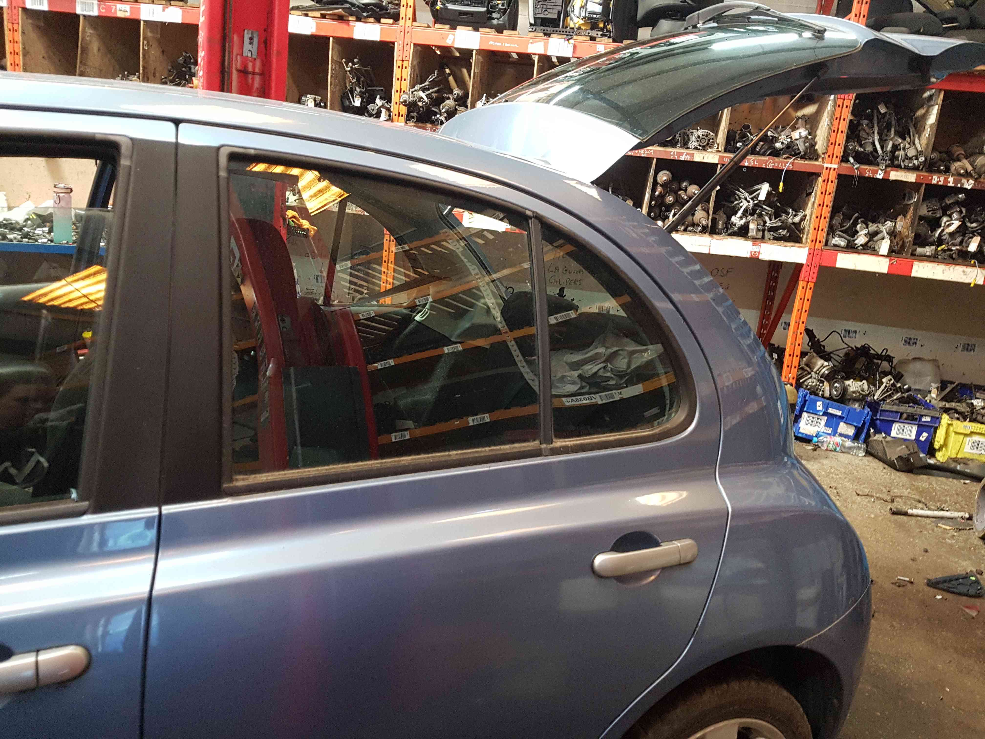 Thumb 6 Nissan Micra K12 2002-2010 Passenger NSR Rear Blue Door B33