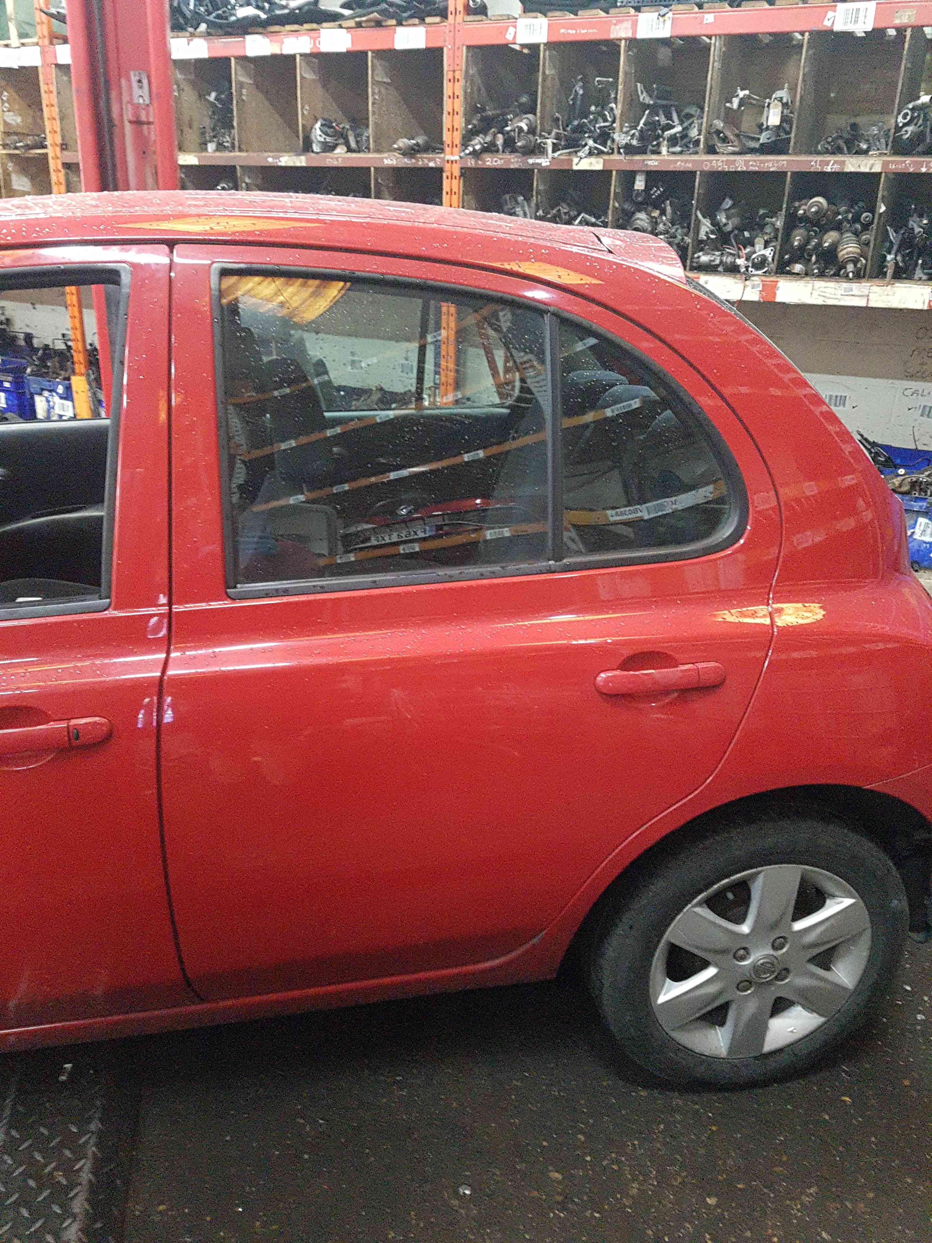 Thumb 2 Nissan Micra K12 2002-2010 Passenger NSR Rear Door Z10 RED