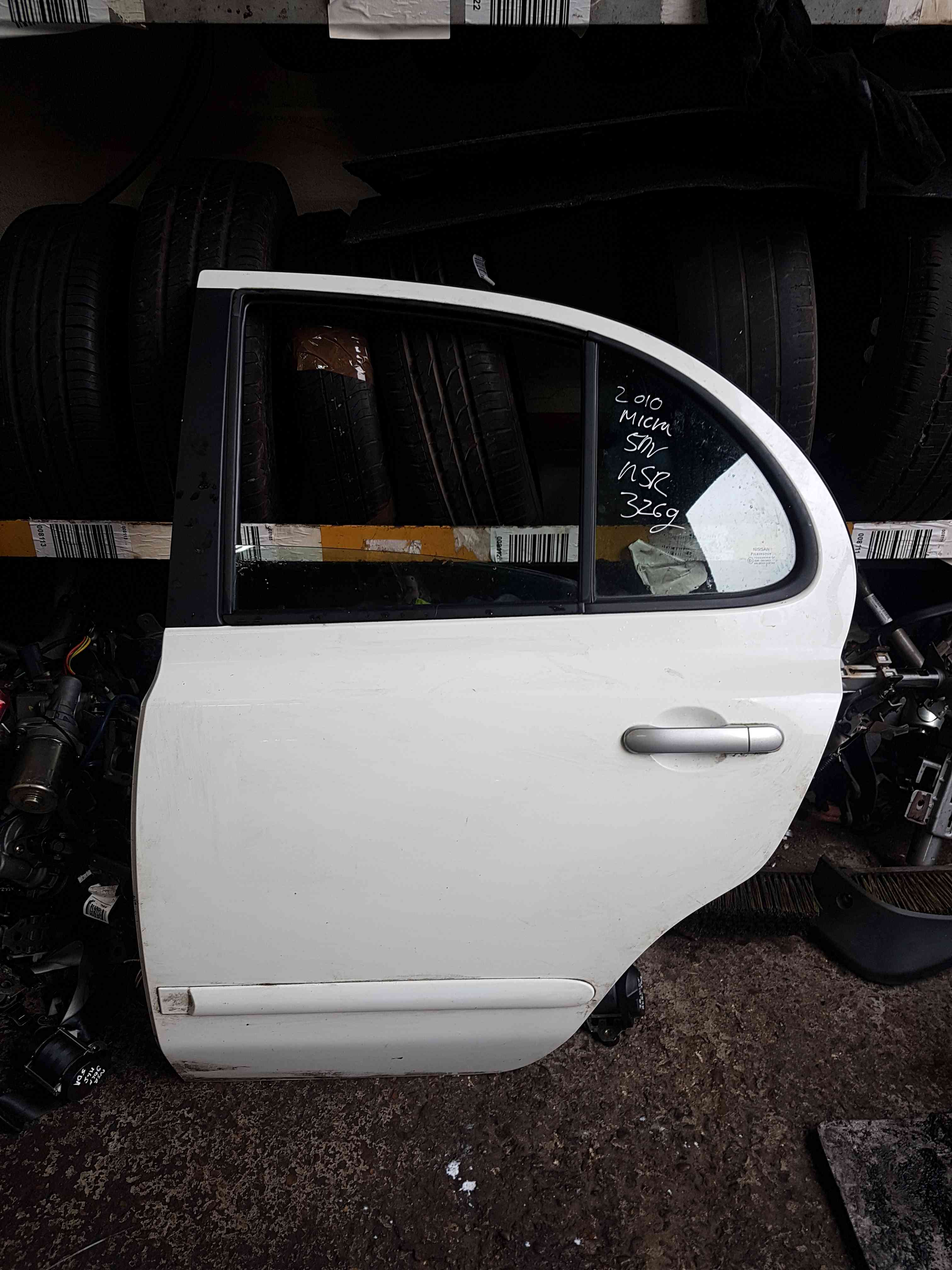 Thumb 5 Nissan Micra K12 2002-2010 Passenger NSR Rear White Door 326