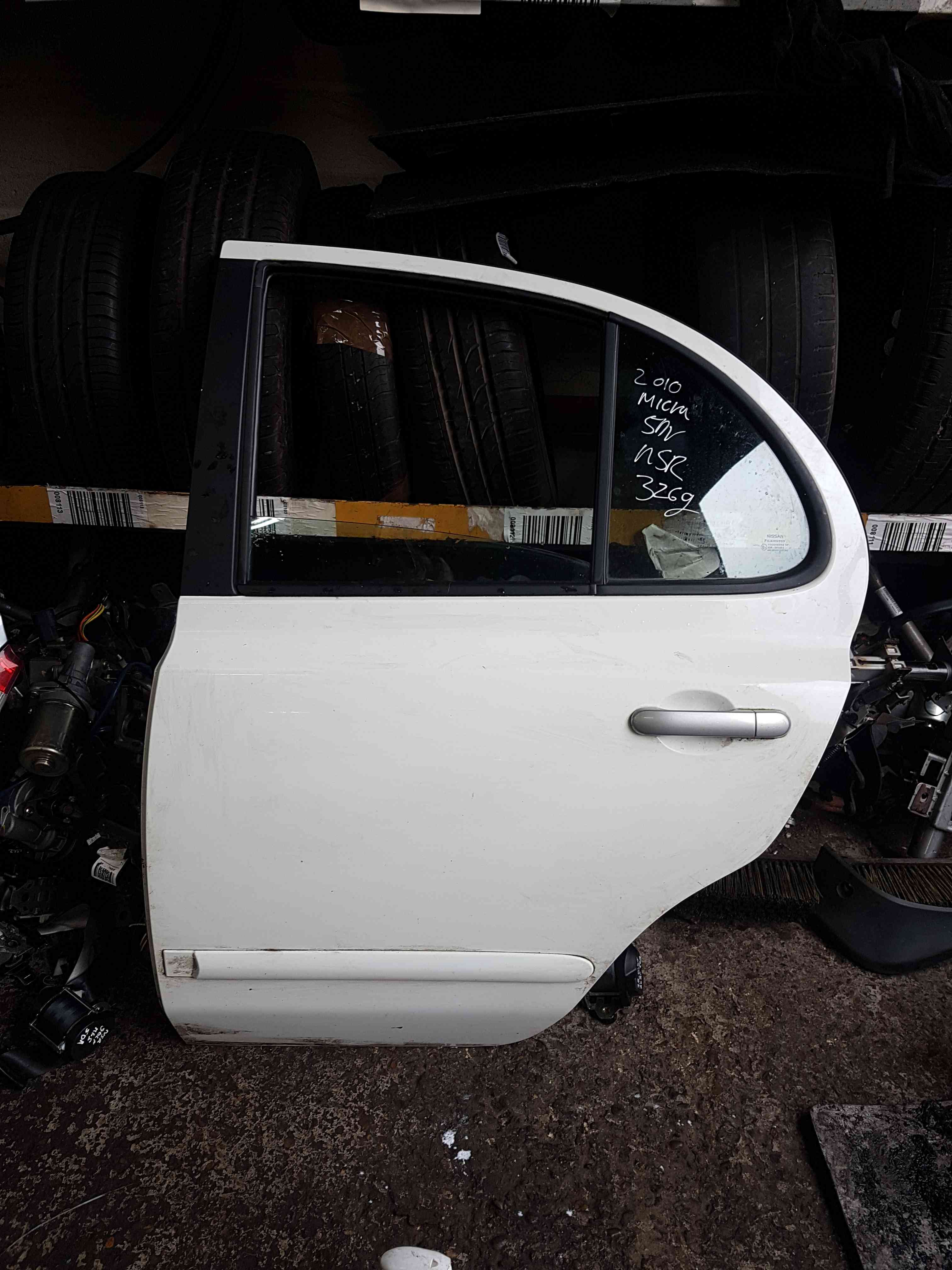 Thumb 7 Nissan Micra K12 2002-2010 Passenger NSR Rear White Door 326