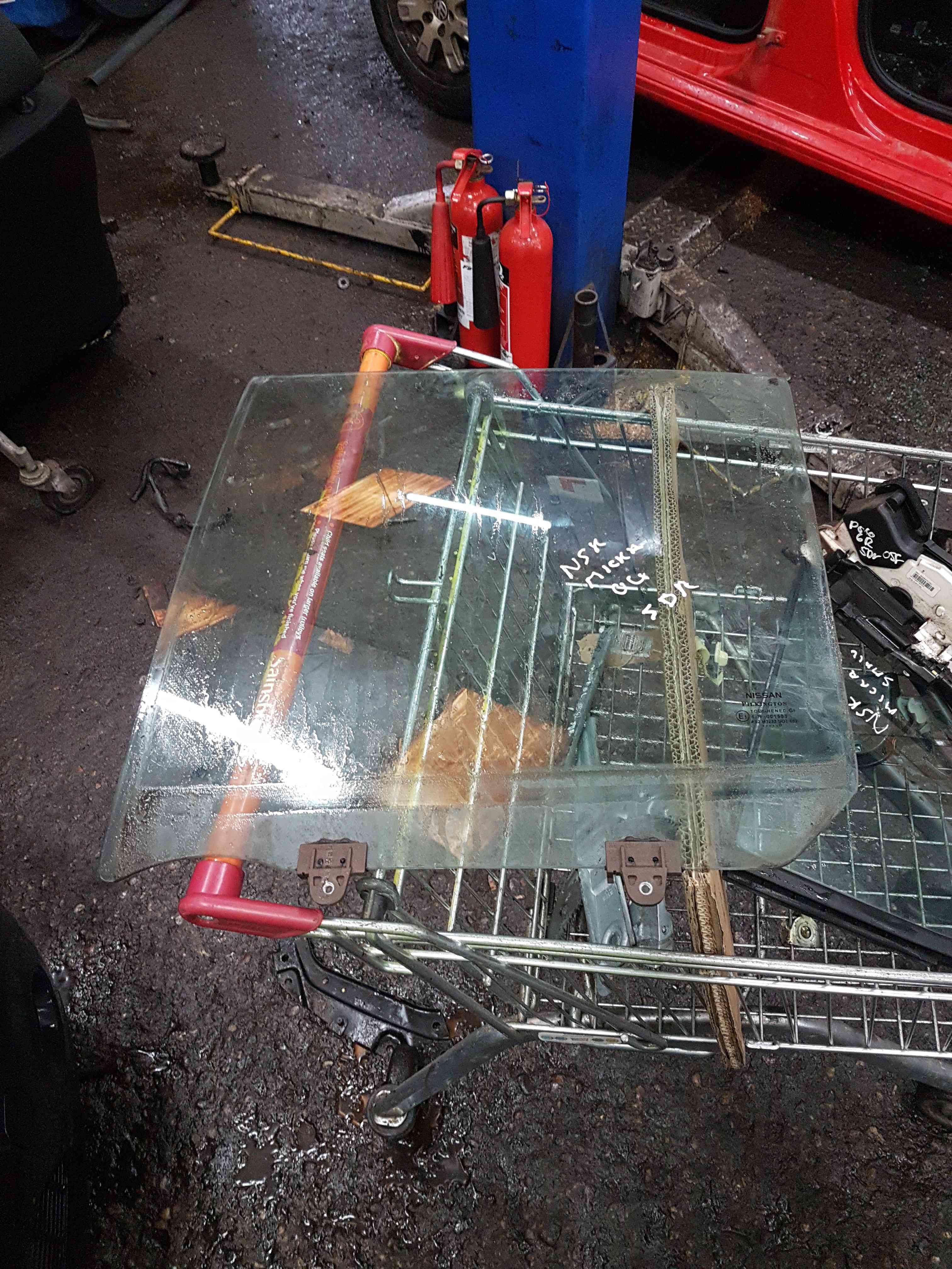 Thumb 4 Nissan Micra K12 2002-2010 Passenger NSR Rear Window Glass 5Dr