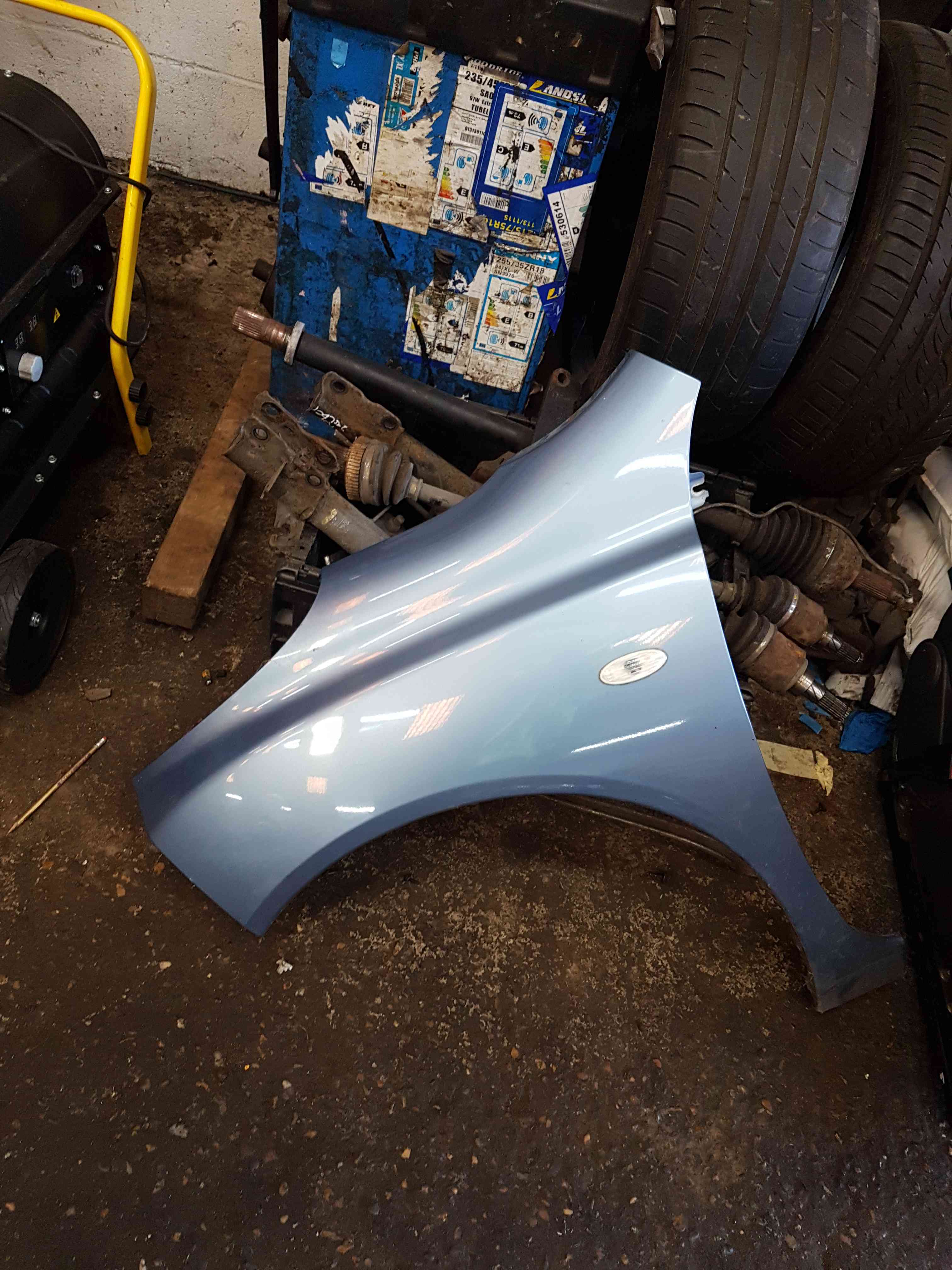 Thumb 3 Nissan Micra K12 2002-2010 Passenger Ns Wing Blue B33