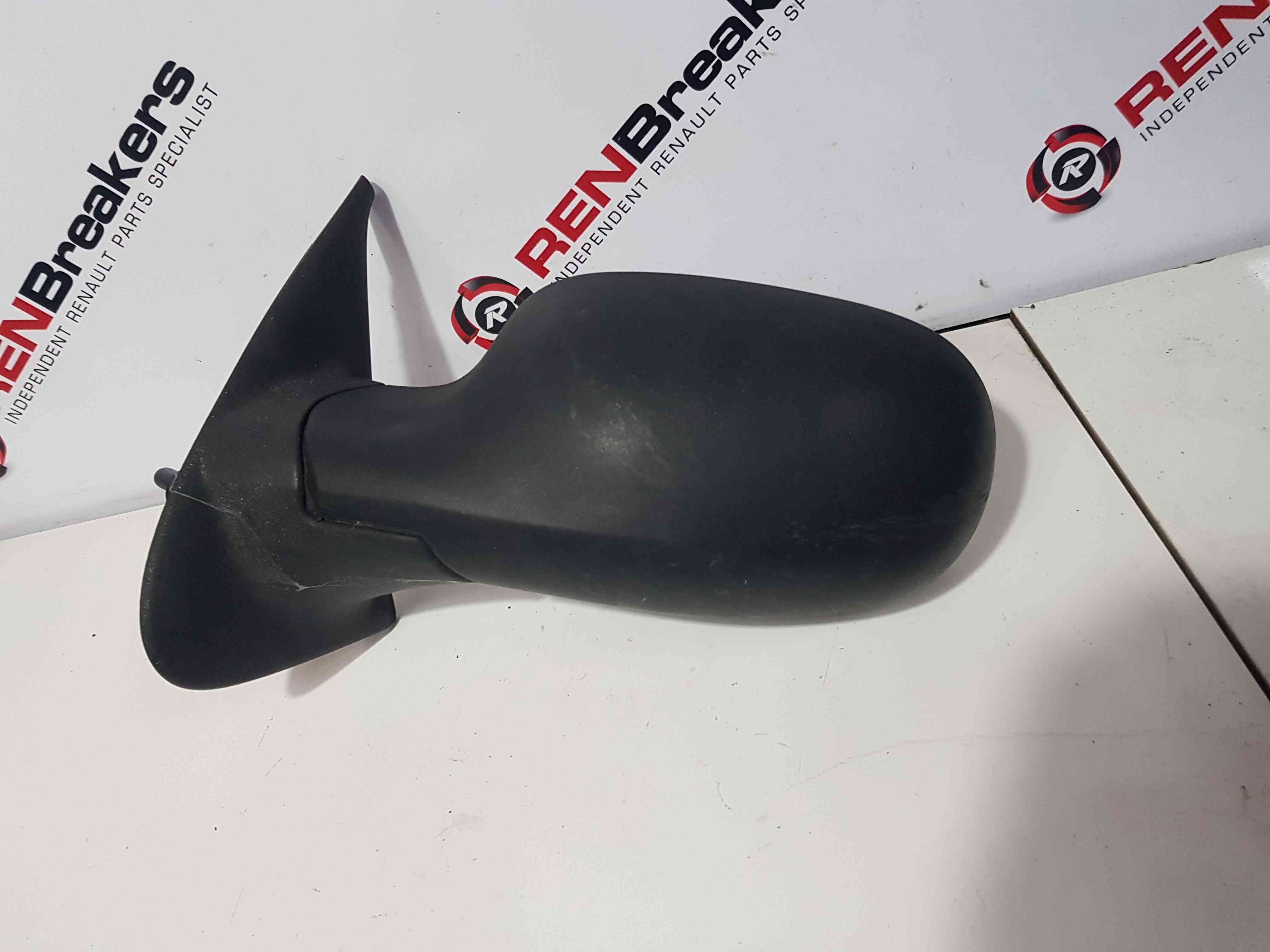 Thumb 3 Nissan Micra K12 2002-2010 Passenger Ns Wing Mirror Plain Black Plastic Manual