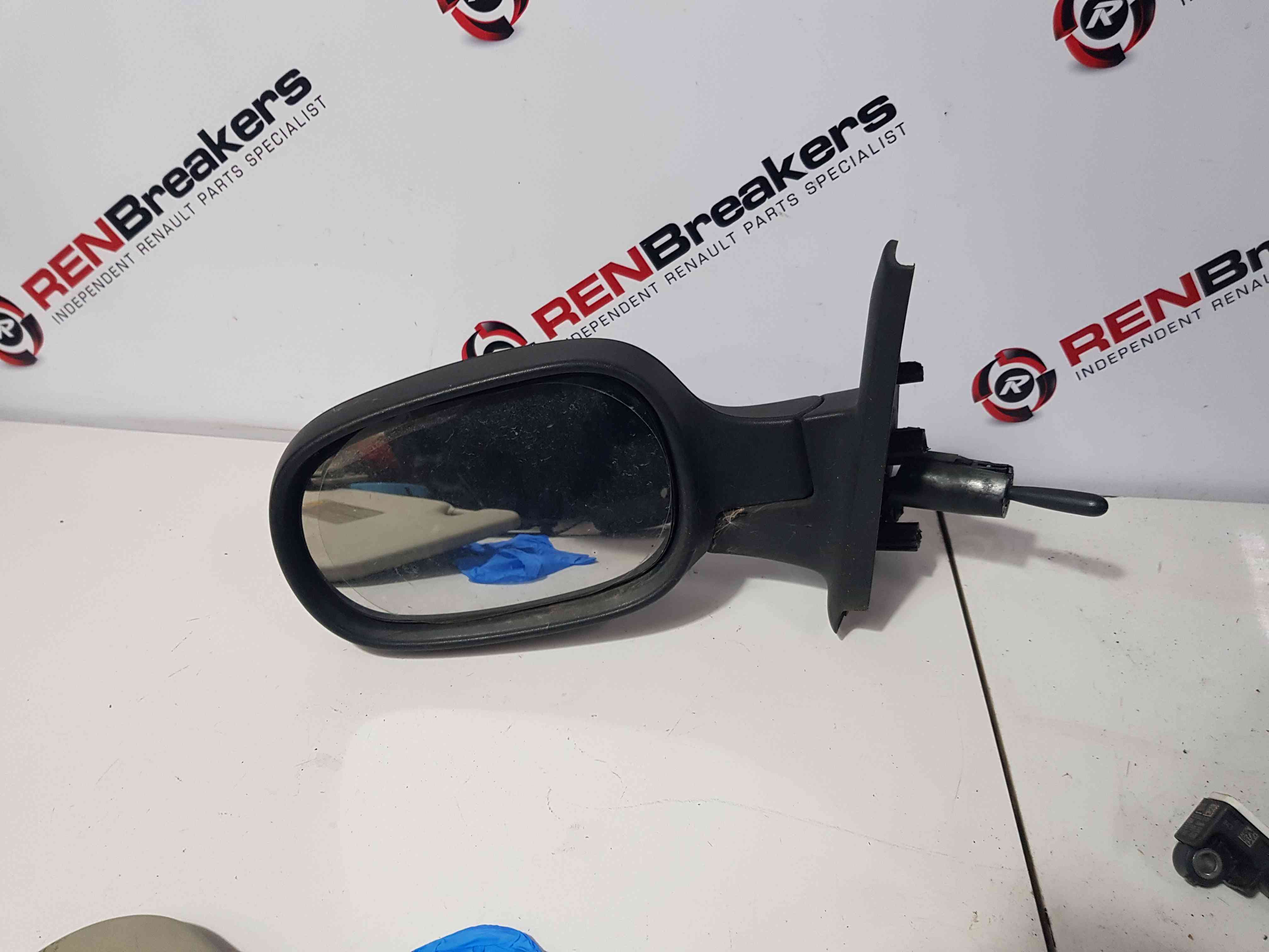 Thumb 5 Nissan Micra K12 2002-2010 Passenger Ns Wing Mirror Plain Black Plastic Manual