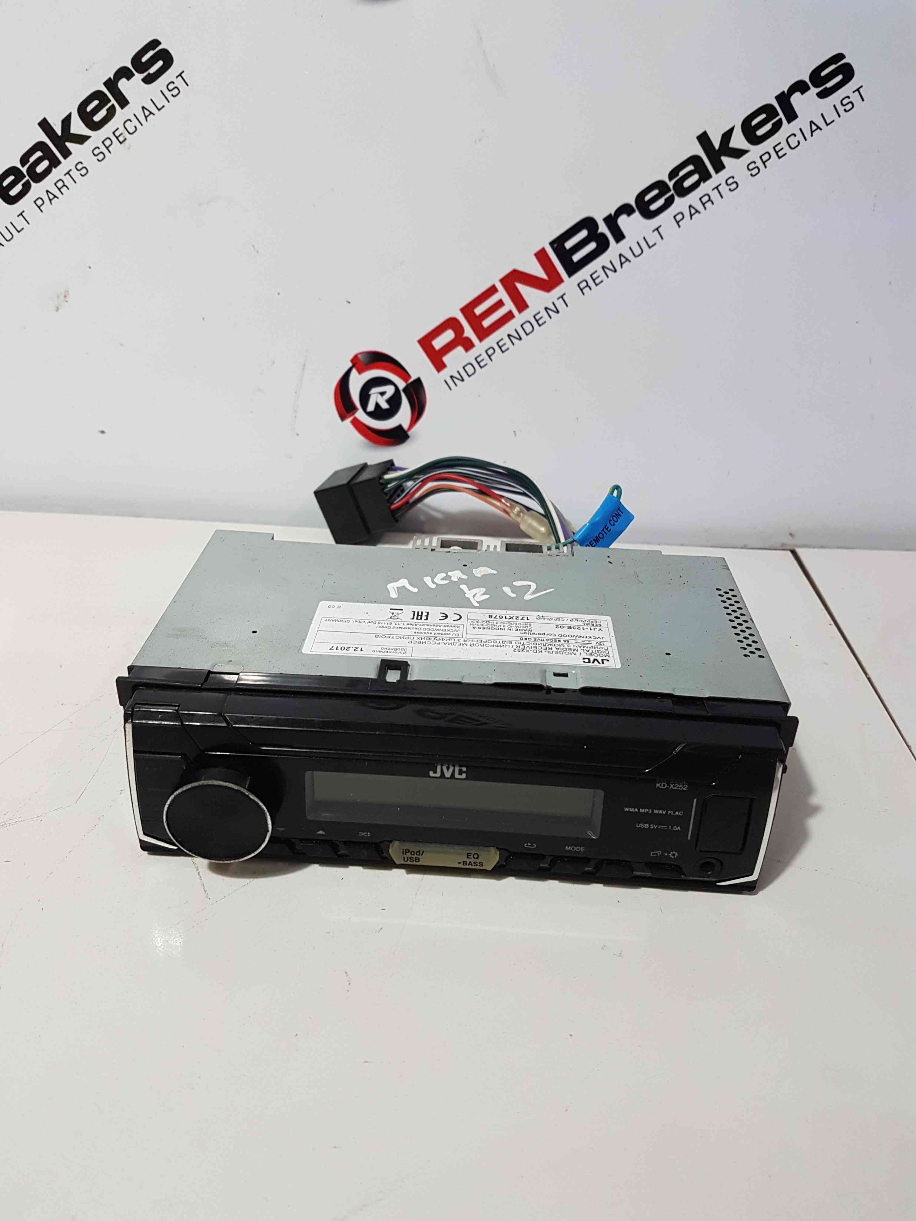 Thumb 2 Nissan Micra K12 2002-2010 Radio Cd Player JVC Ipod USB KD-X252