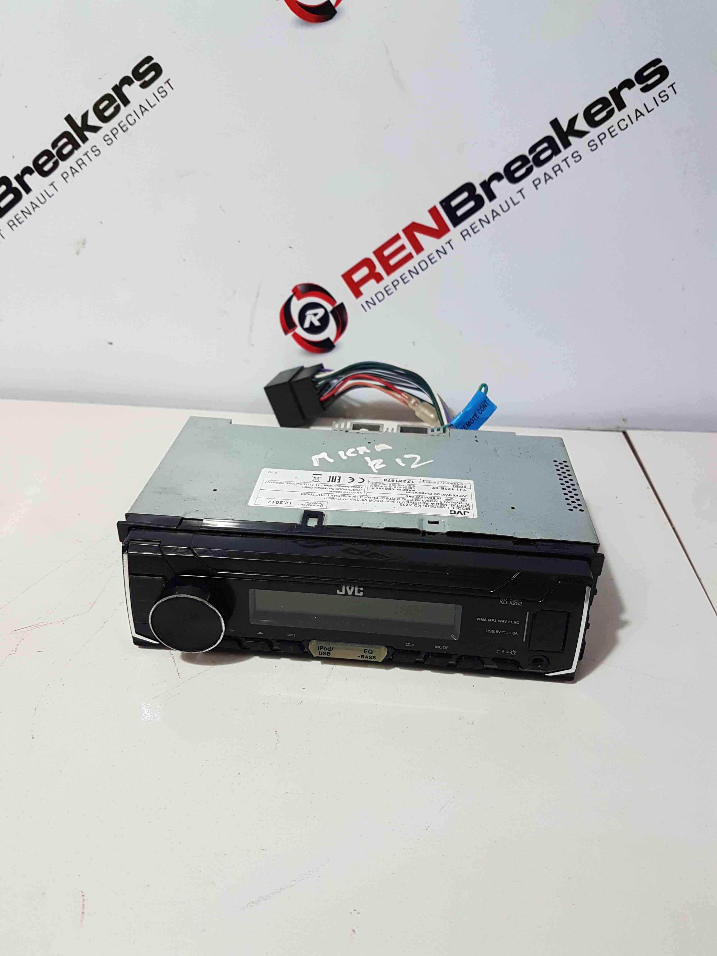 Thumb 4 Nissan Micra K12 2002-2010 Radio Cd Player JVC Ipod USB KD-X252