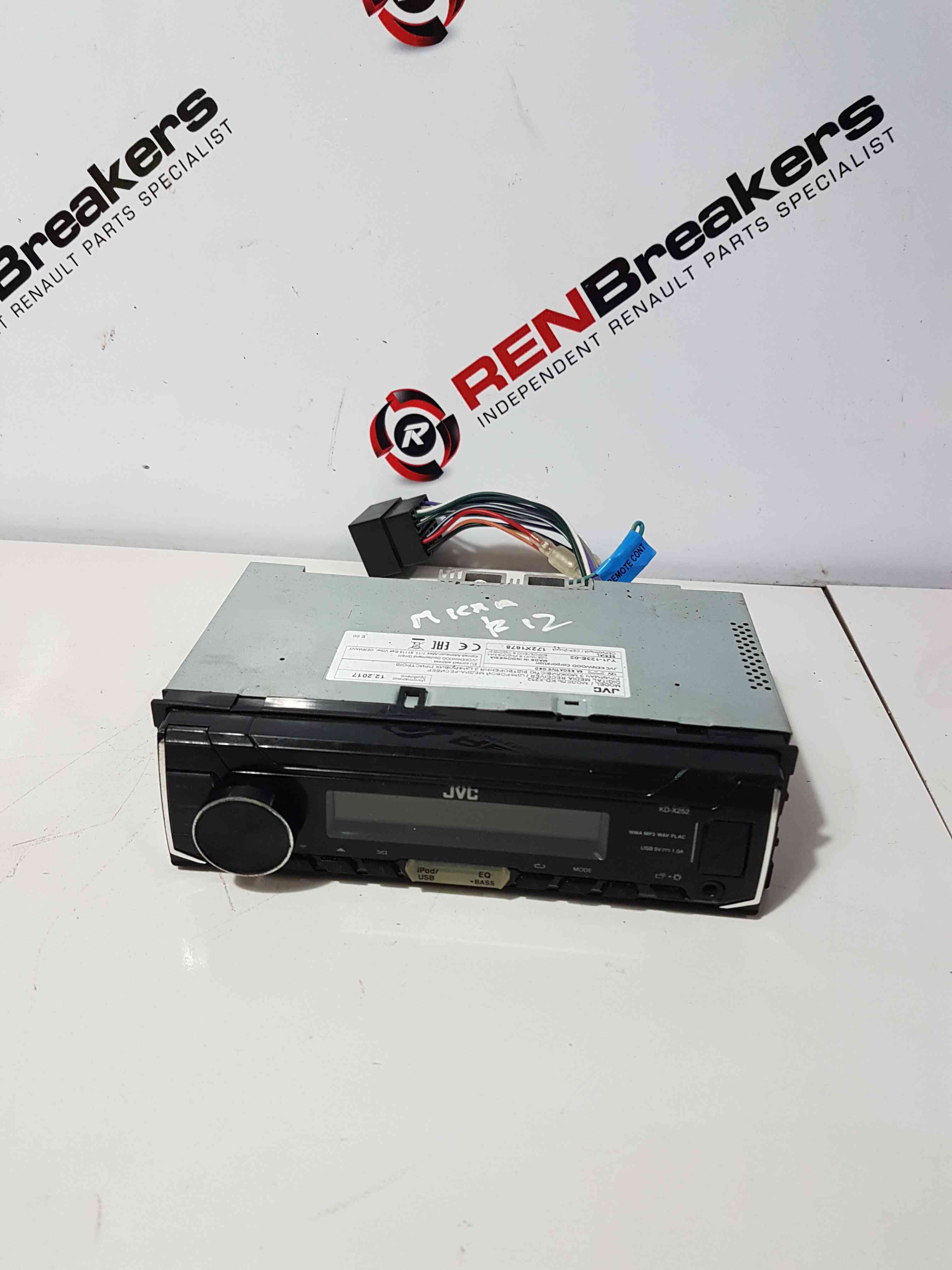 Thumb 5 Nissan Micra K12 2002-2010 Radio Cd Player JVC Ipod USB KD-X252