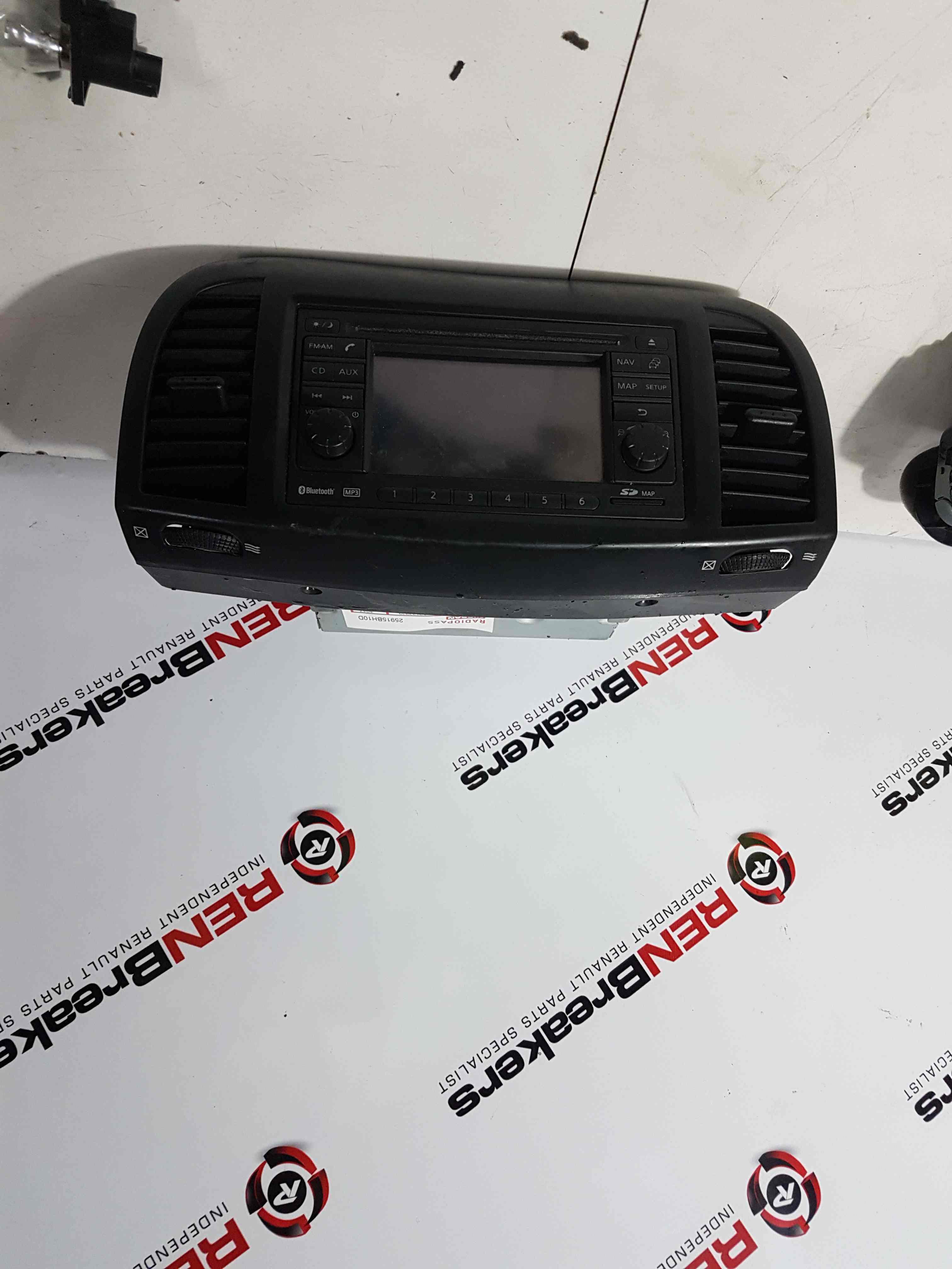 Thumb 2 Nissan Micra K12 2002-2010 Radio Cd Player Stereo Unit + Code 25915Bh10d